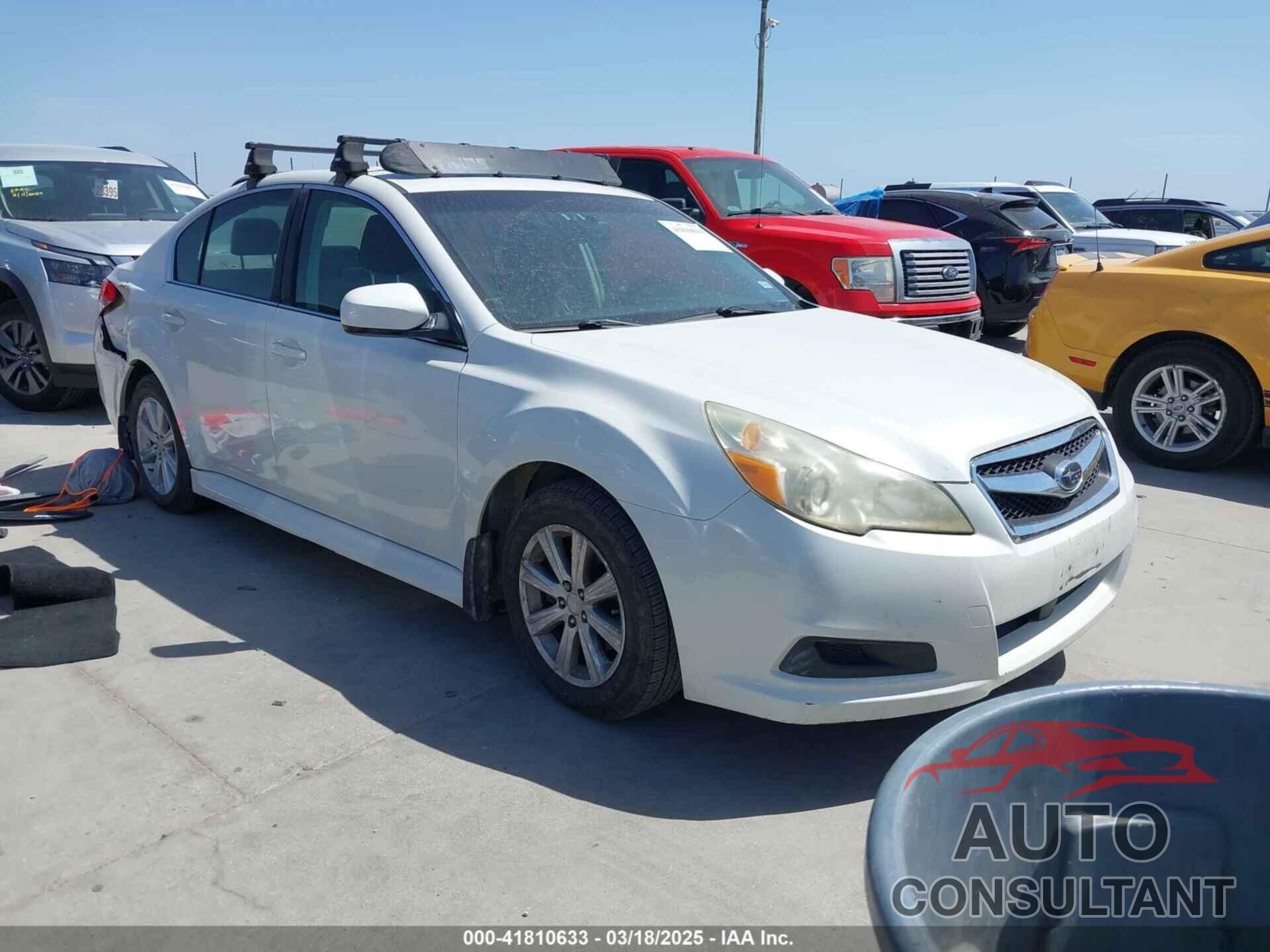 SUBARU LEGACY 2011 - 4S3BMBC65B3239876