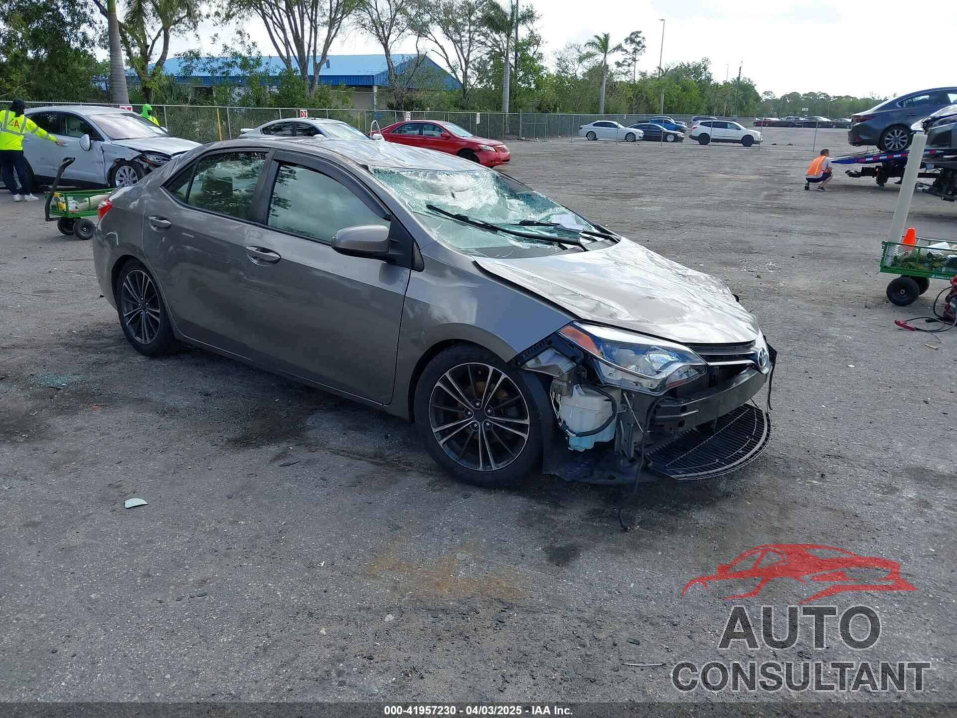 TOYOTA COROLLA 2016 - 2T1BURHE3GC564548