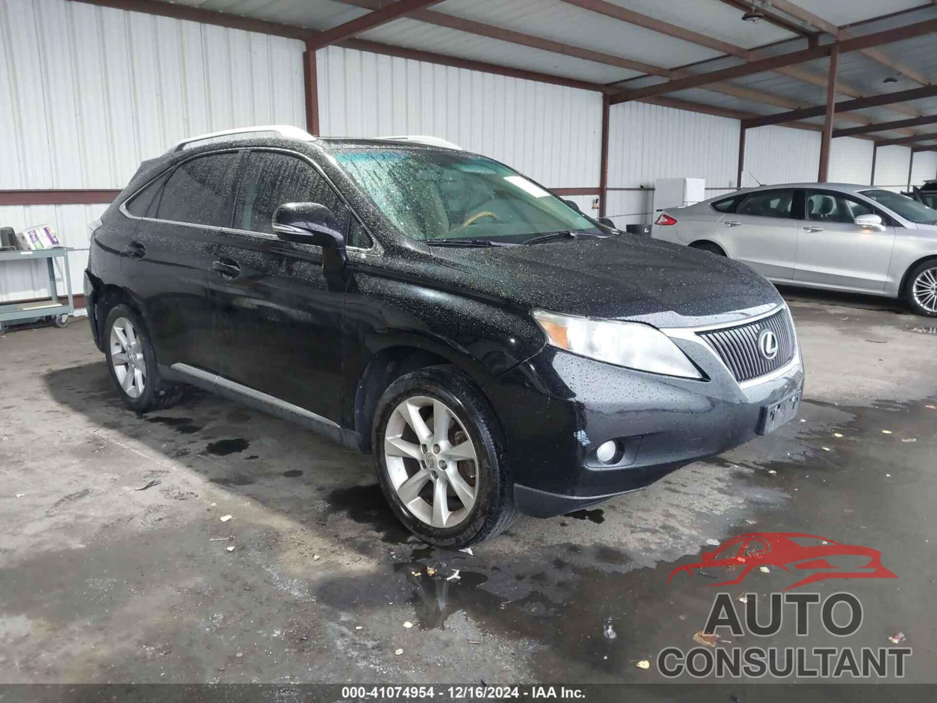 LEXUS RX 350 2010 - 2T2ZK1BA9AC019517