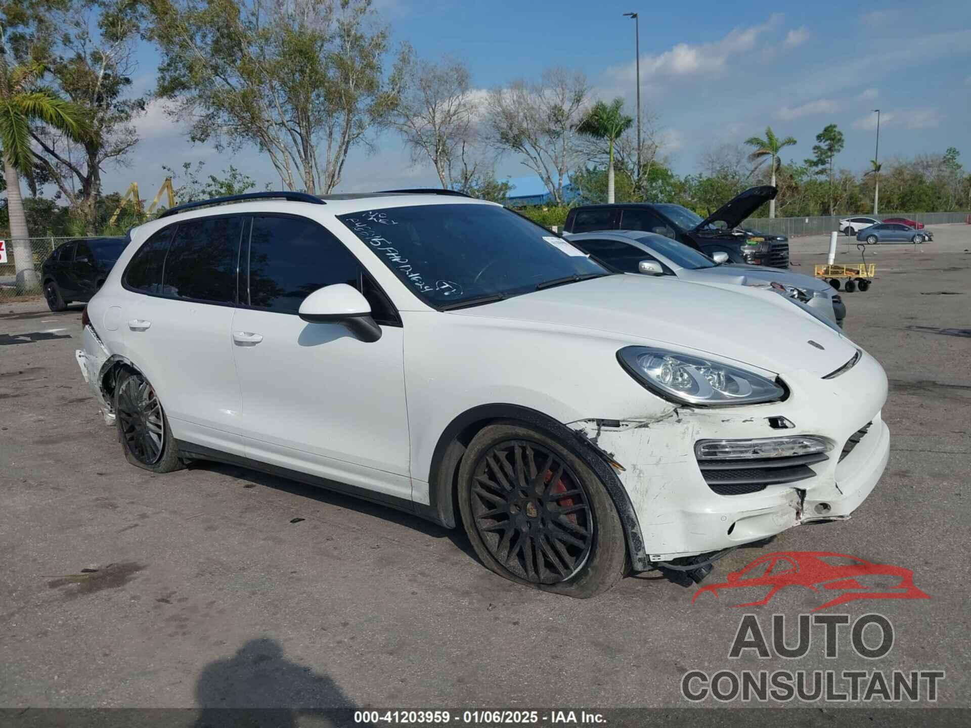 PORSCHE CAYENNE 2012 - WP1AB2A29CLA46695