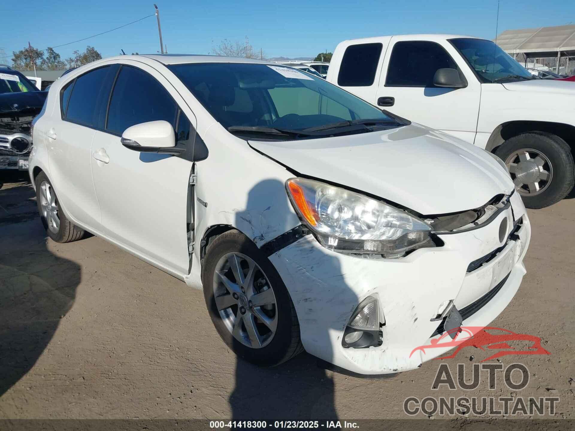 TOYOTA PRIUS C 2013 - JTDKDTB33D1044290