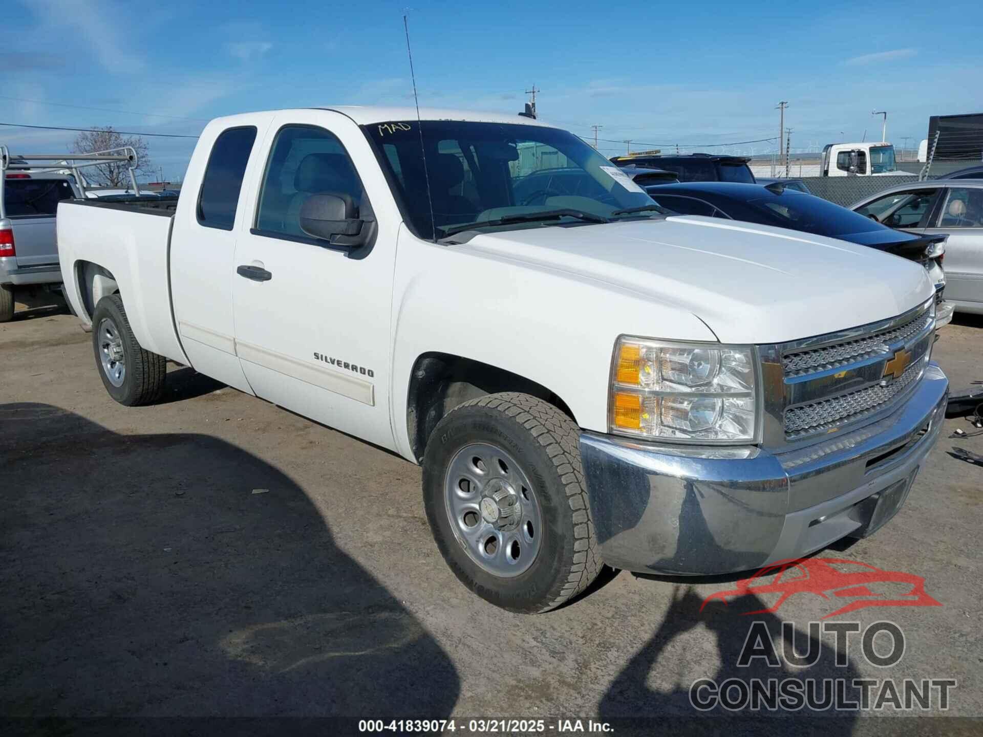 CHEVROLET SILVERADO 1500 2012 - 1GCRCREAXCZ238619
