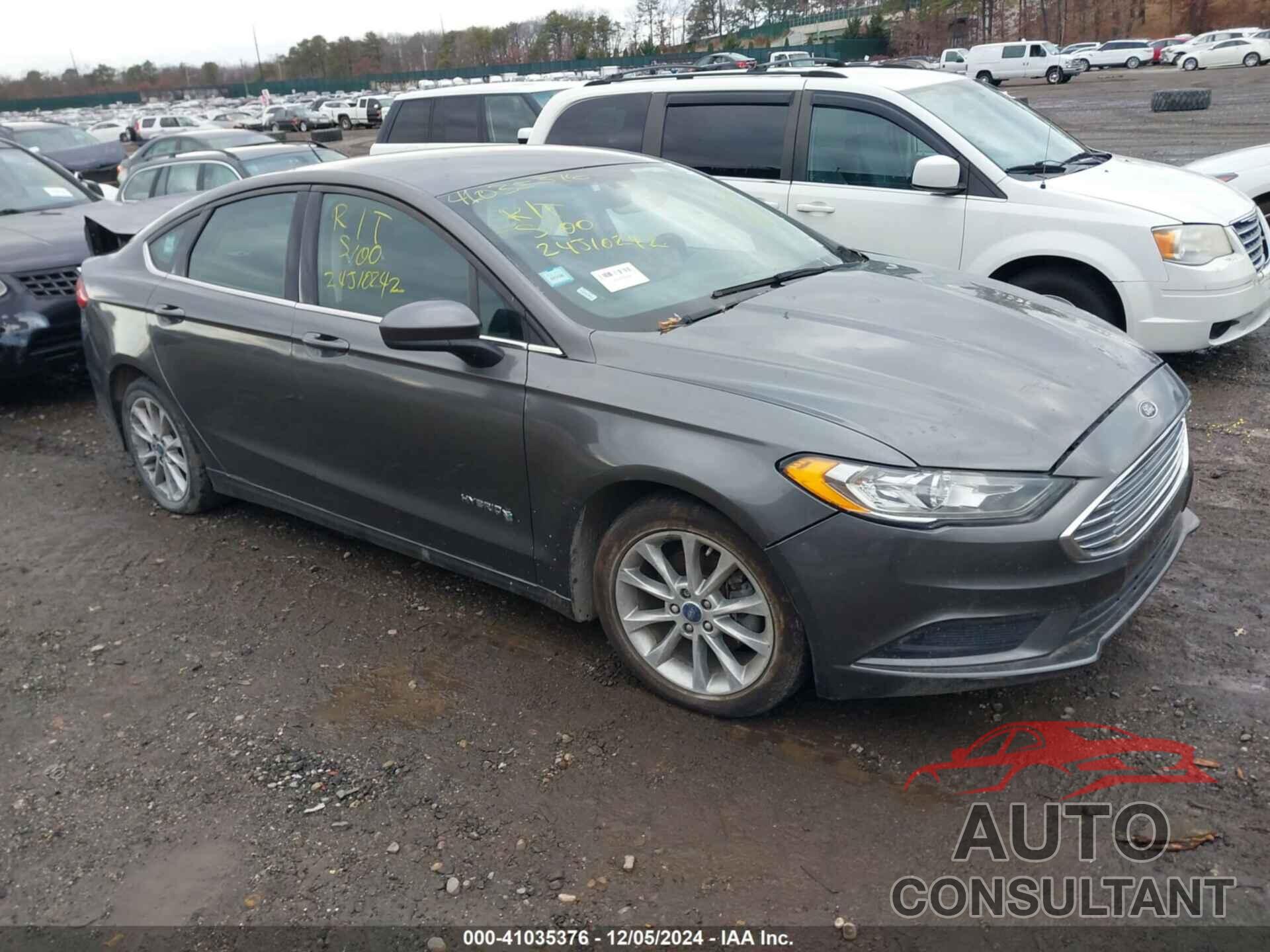FORD FUSION HYBRID 2017 - 3FA6P0LU0HR233348