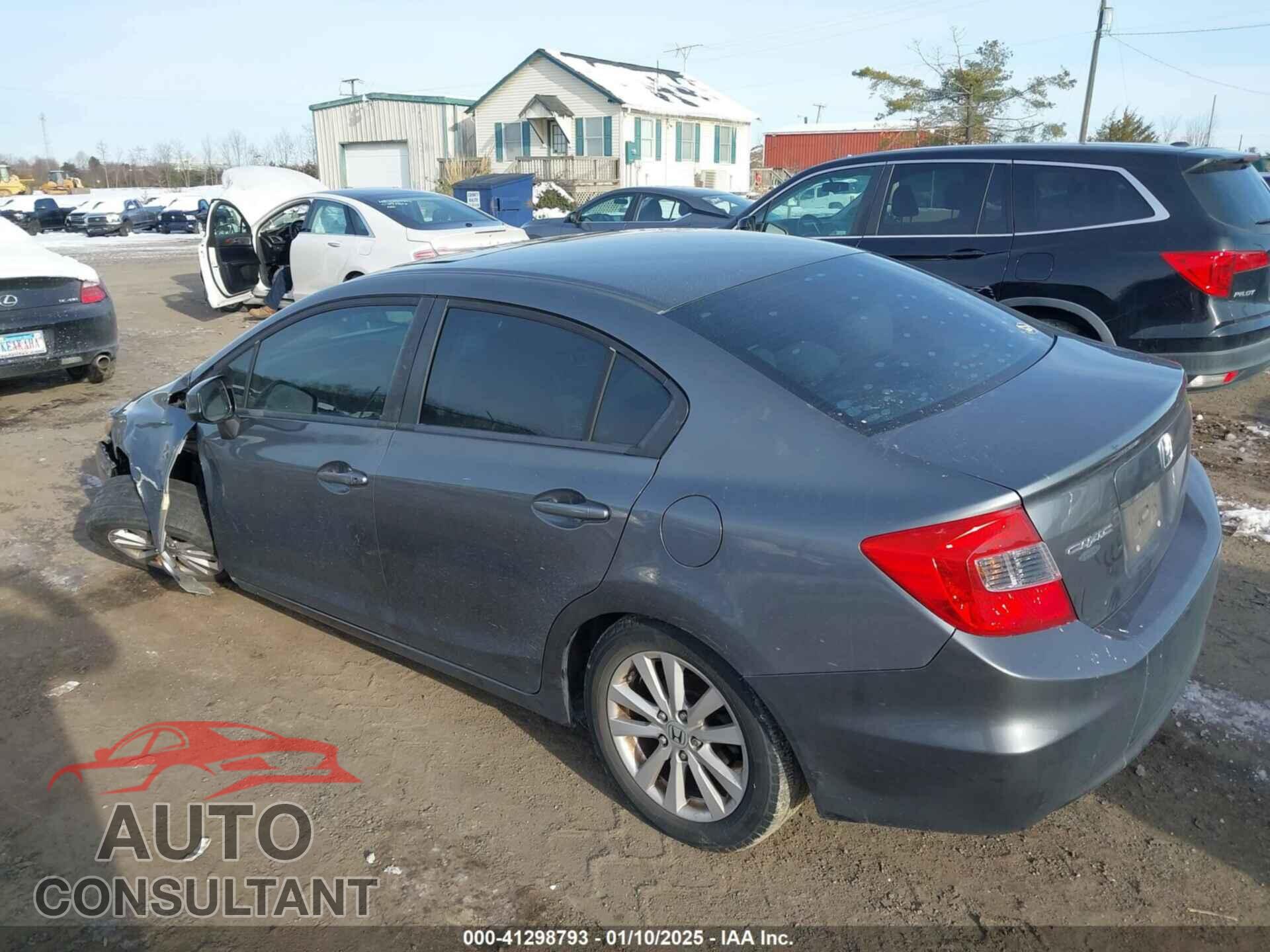 HONDA CIVIC 2012 - 19XFB2F87CE088652