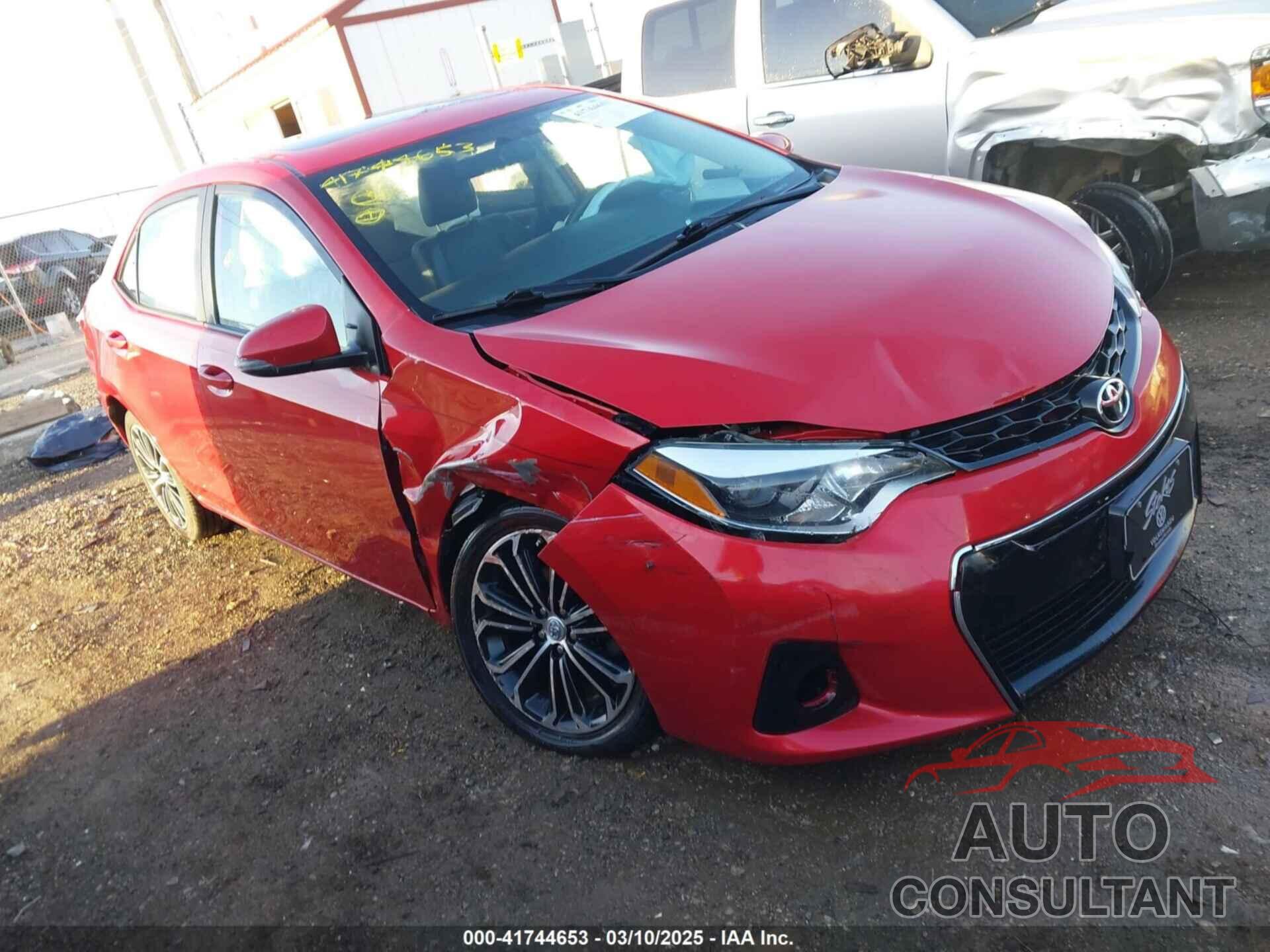 TOYOTA COROLLA 2015 - 2T1BURHE1FC309055