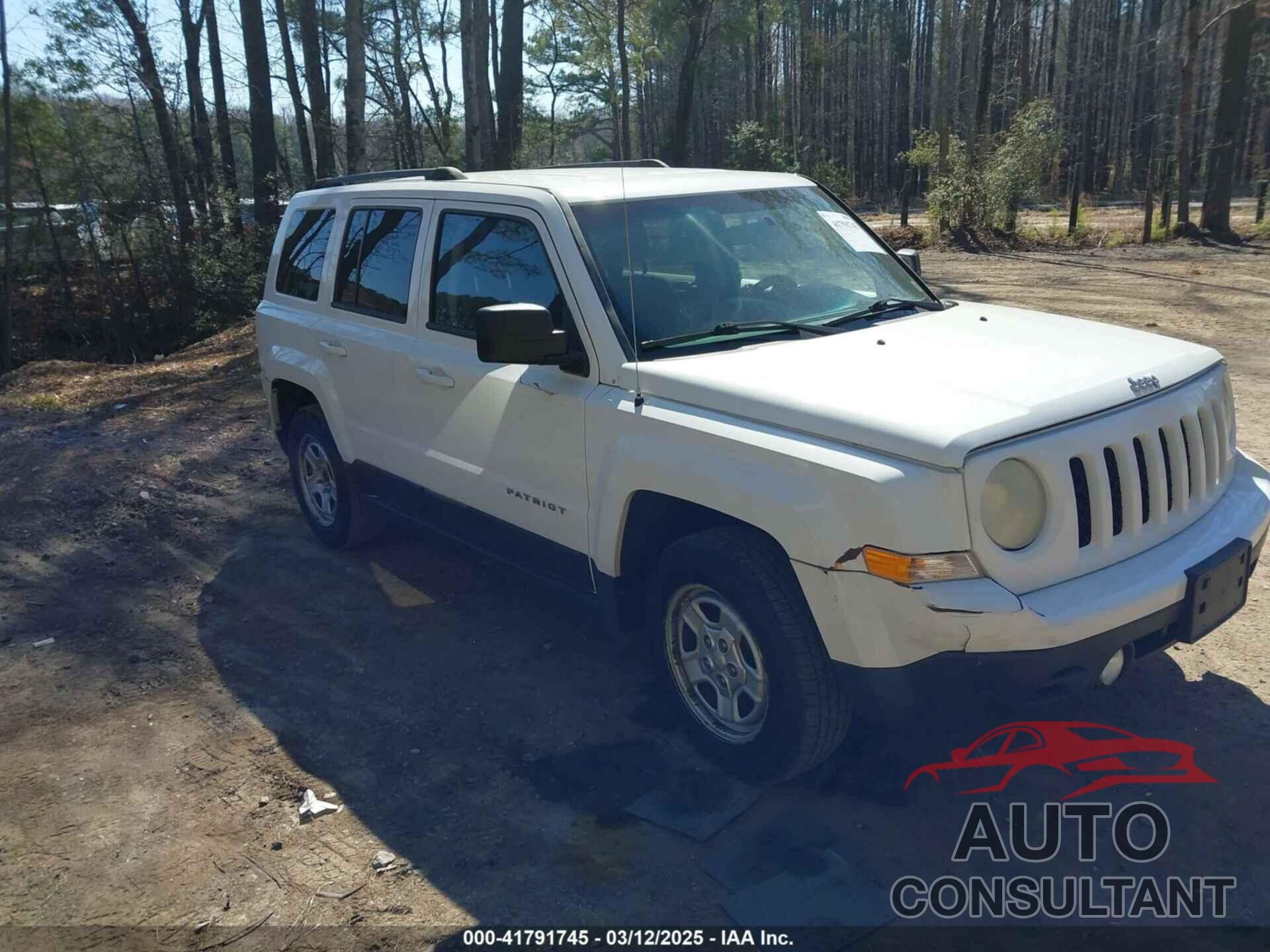 JEEP PATRIOT 2012 - 1C4NJPBBXCD649148