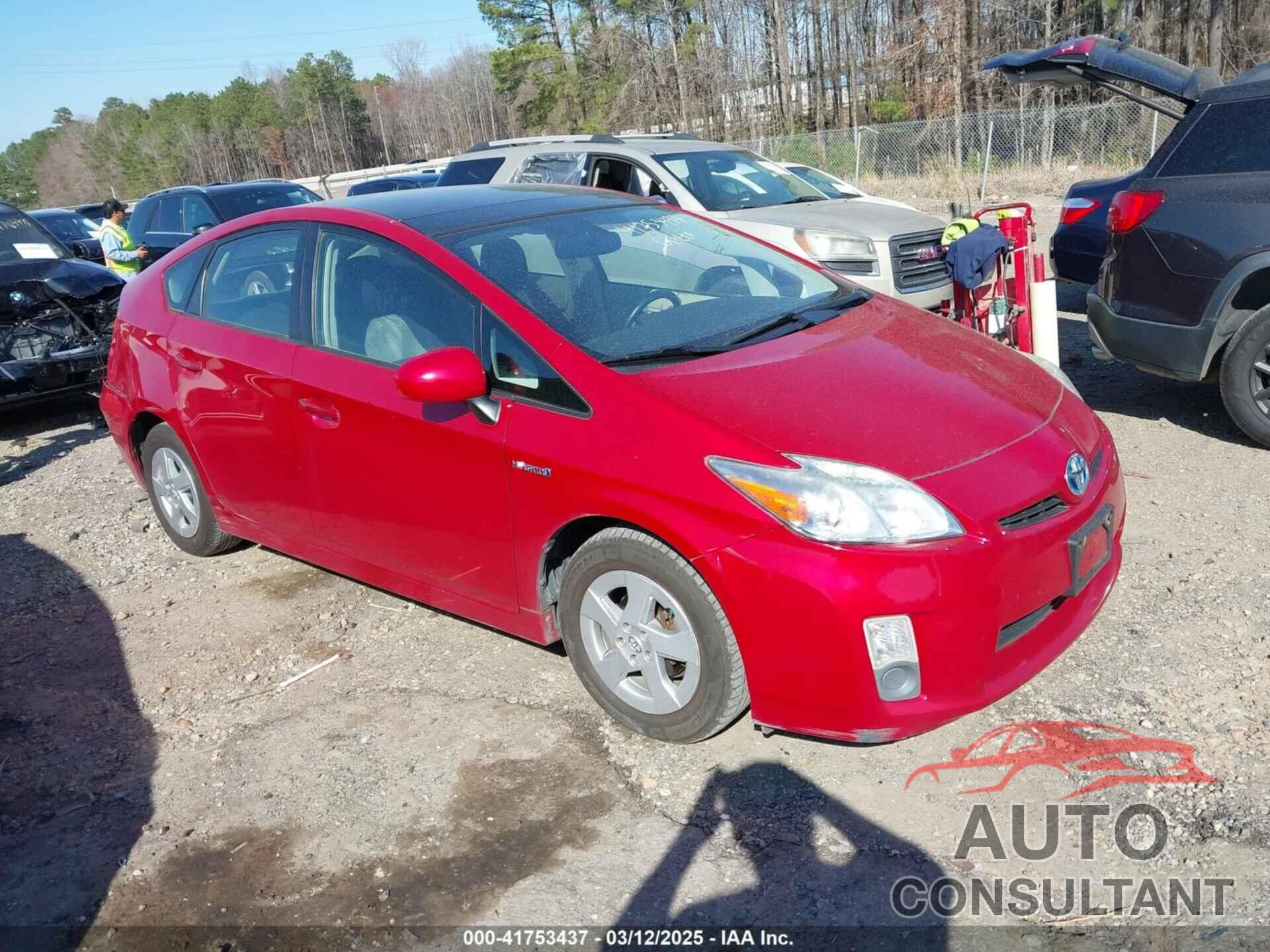 TOYOTA PRIUS 2010 - JTDKN3DUXA0141667