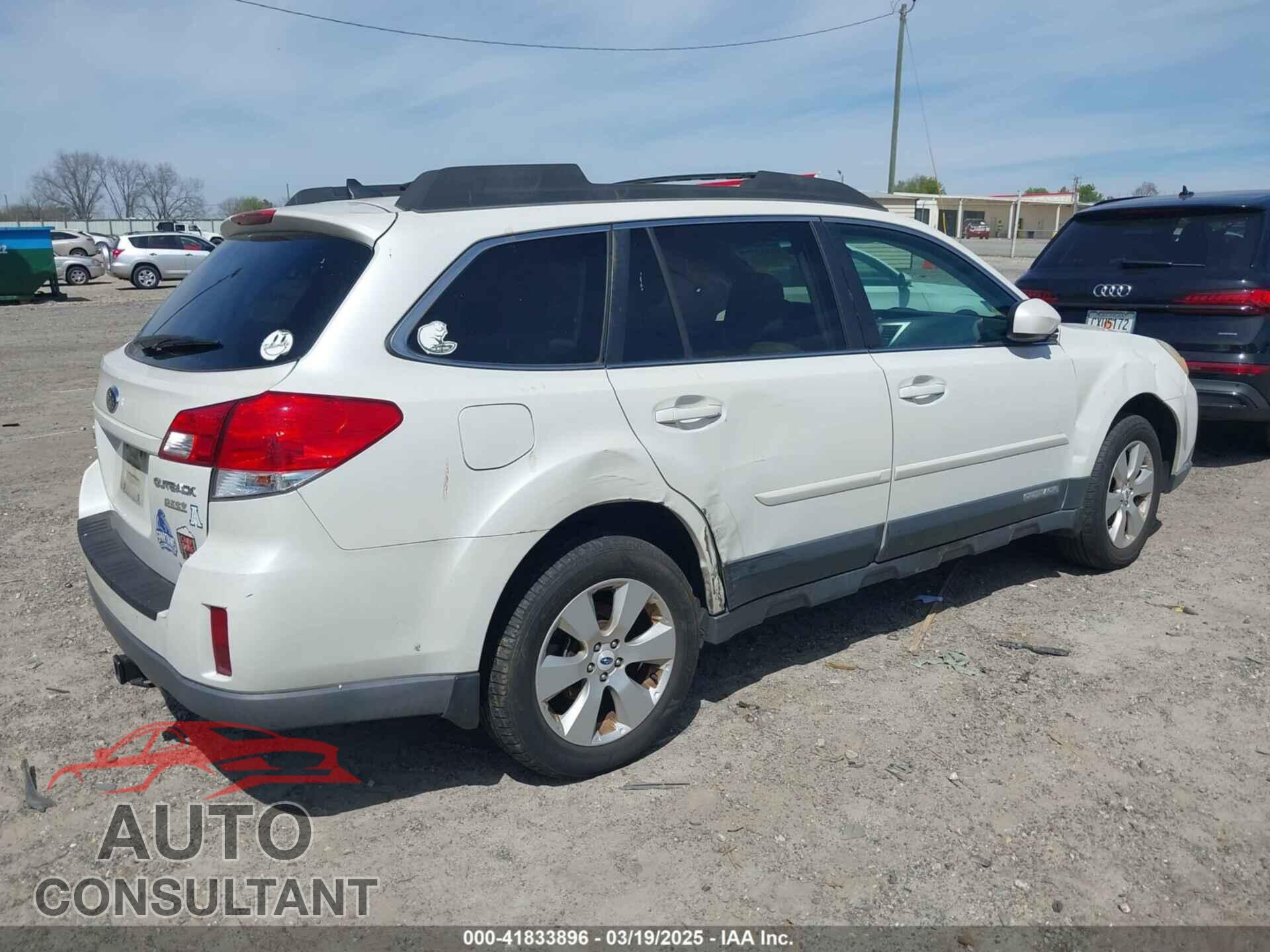 SUBARU OUTBACK 2011 - 4S4BRBLC2B3433543