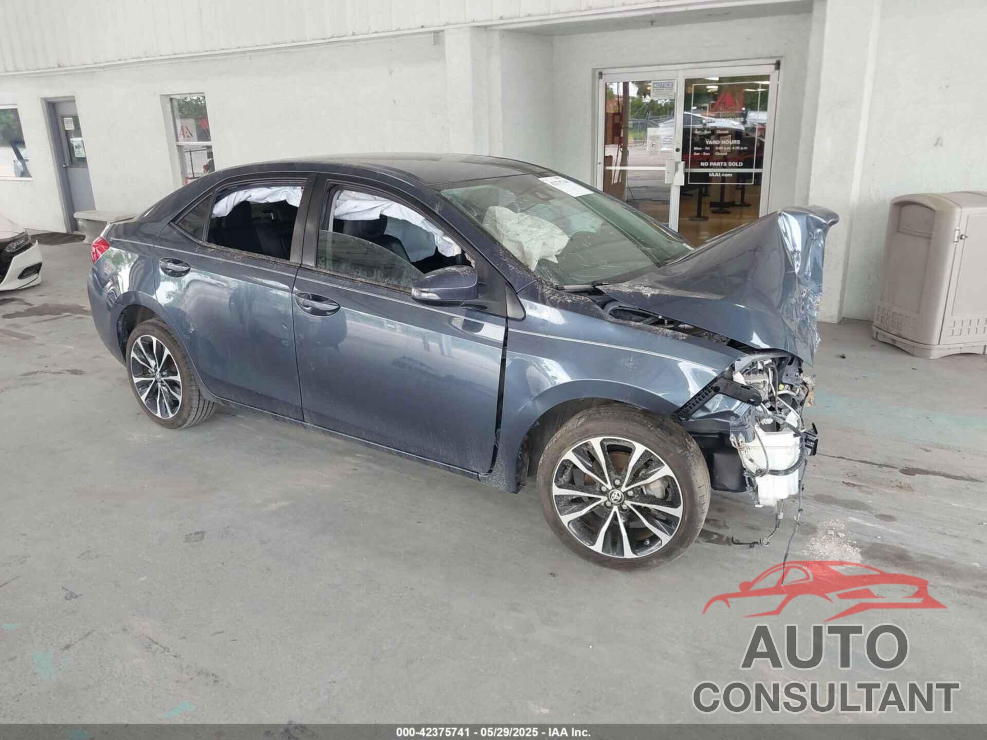 TOYOTA COROLLA 2017 - 2T1BURHE3HC833729