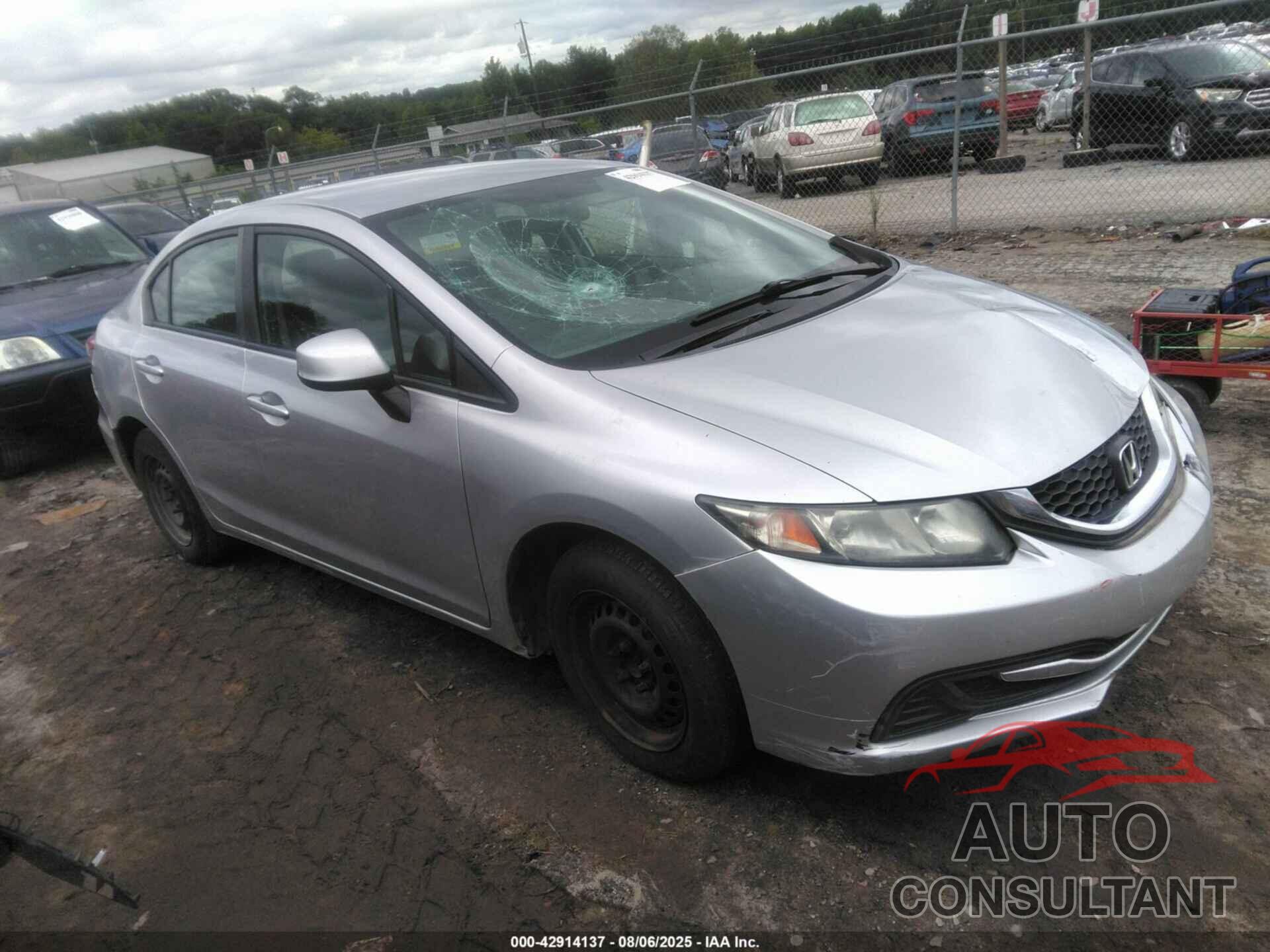 HONDA CIVIC 2013 - 2HGFB2F56DH546937