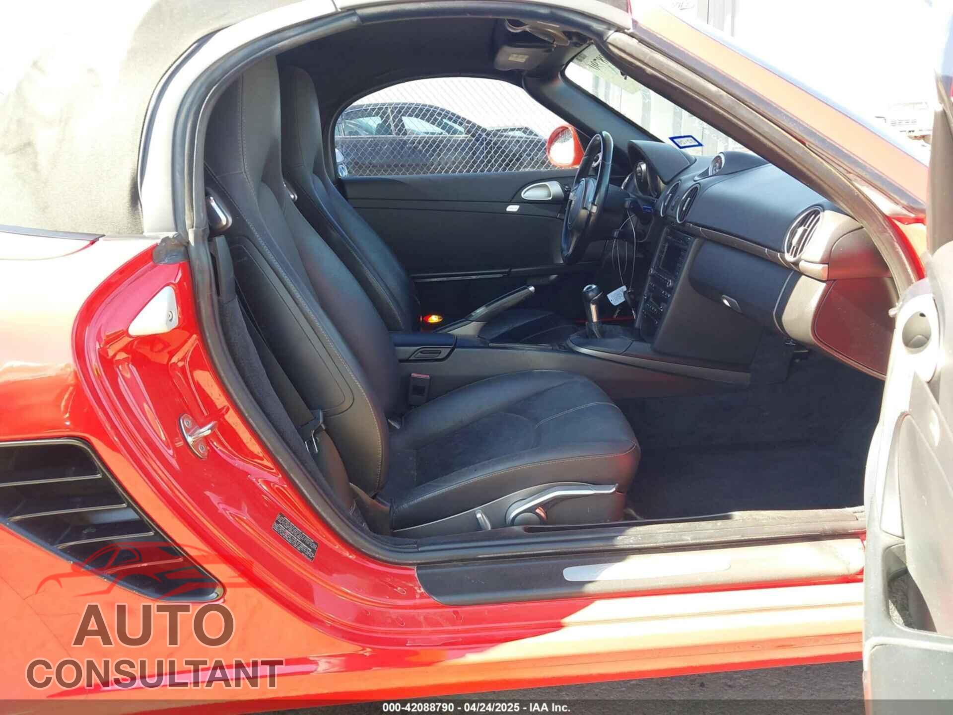 PORSCHE BOXSTER 2010 - WP0CA2A86AS710360