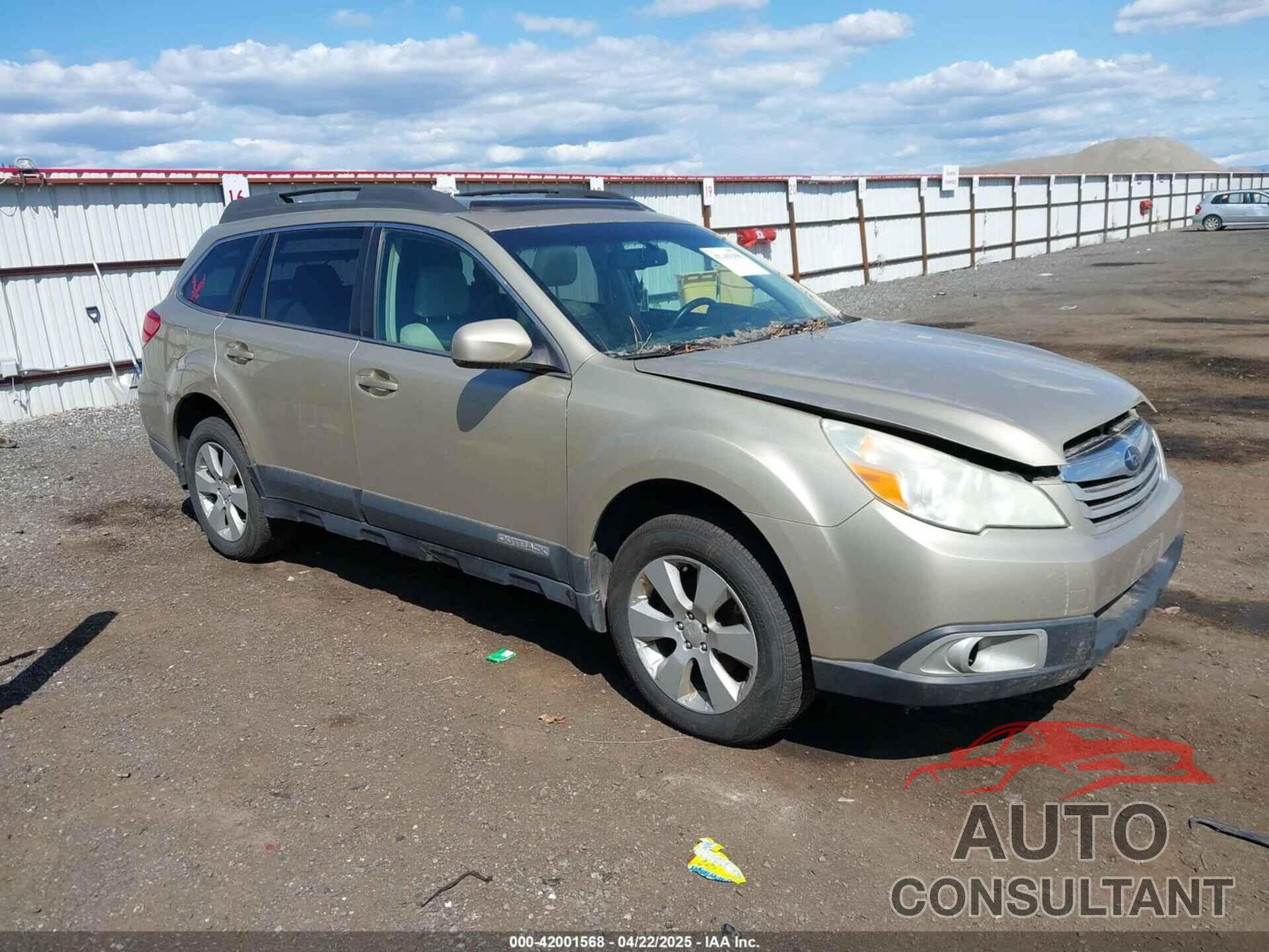 SUBARU OUTBACK 2010 - 4S4BRCGC7A3358756
