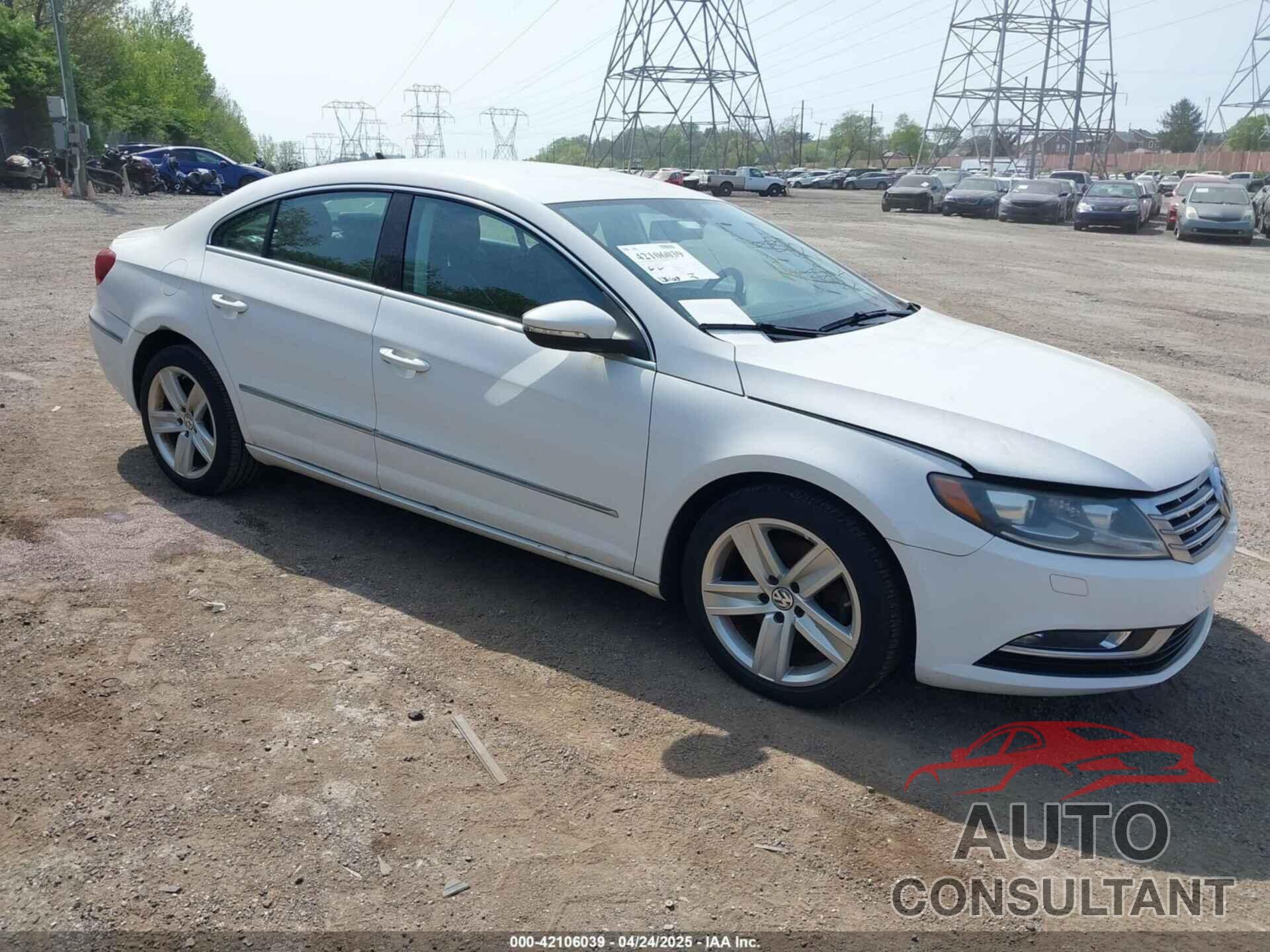 VOLKSWAGEN CC 2013 - WVWBP7AN0DE523261