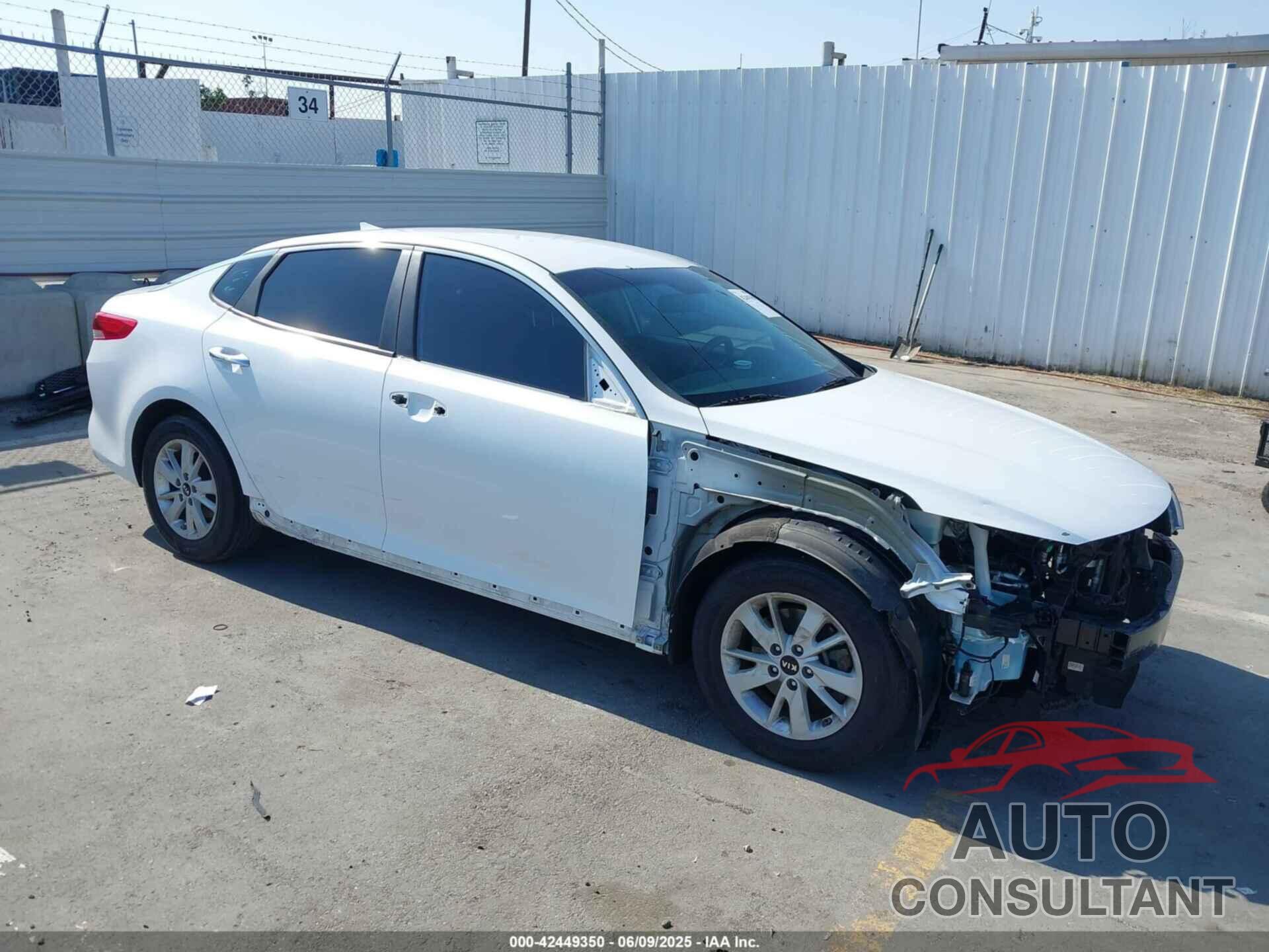 KIA OPTIMA 2016 - 5XXGT4L3XGG019697