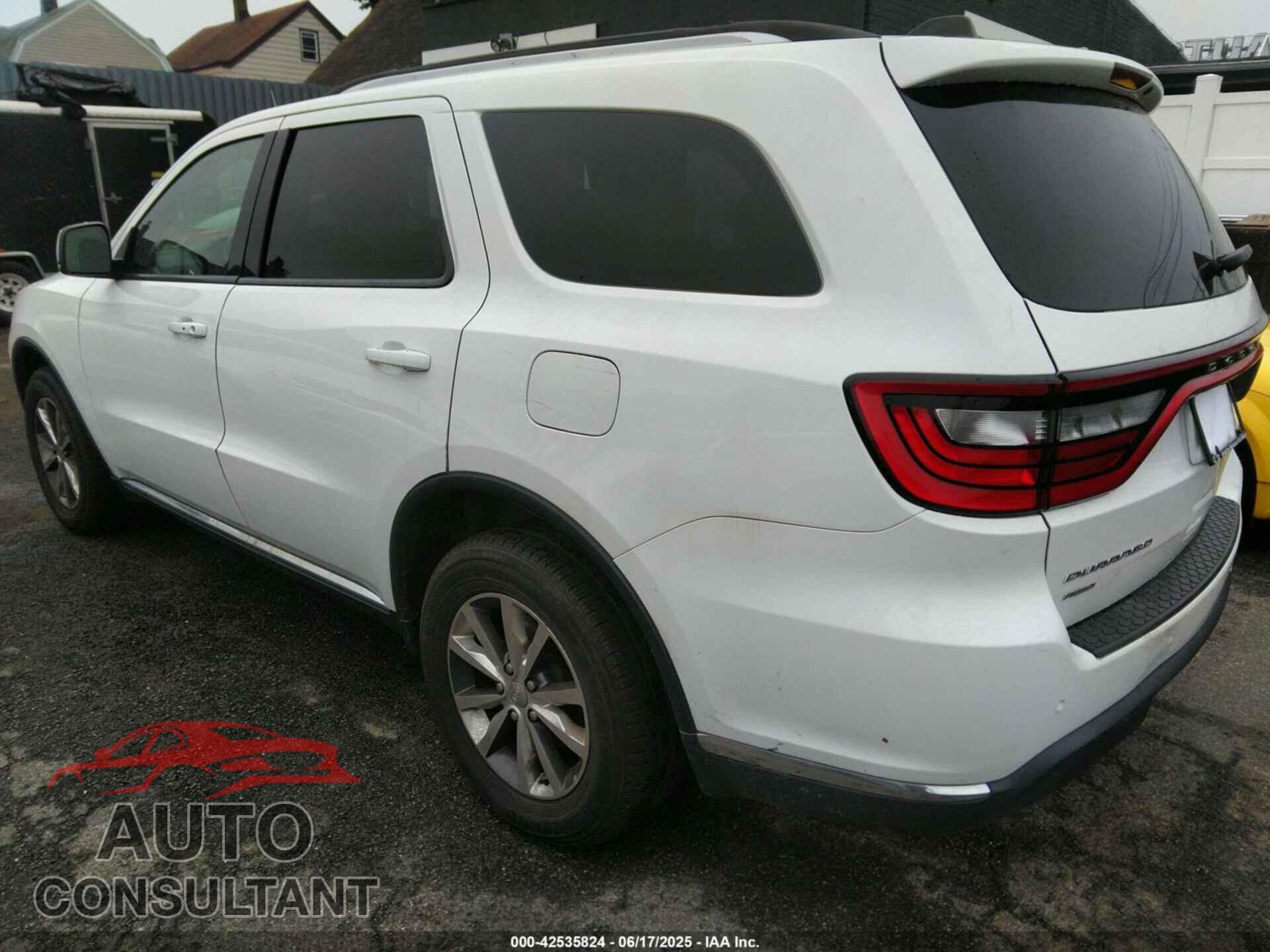 DODGE DURANGO 2016 - 1C4RDJDG7GC340800