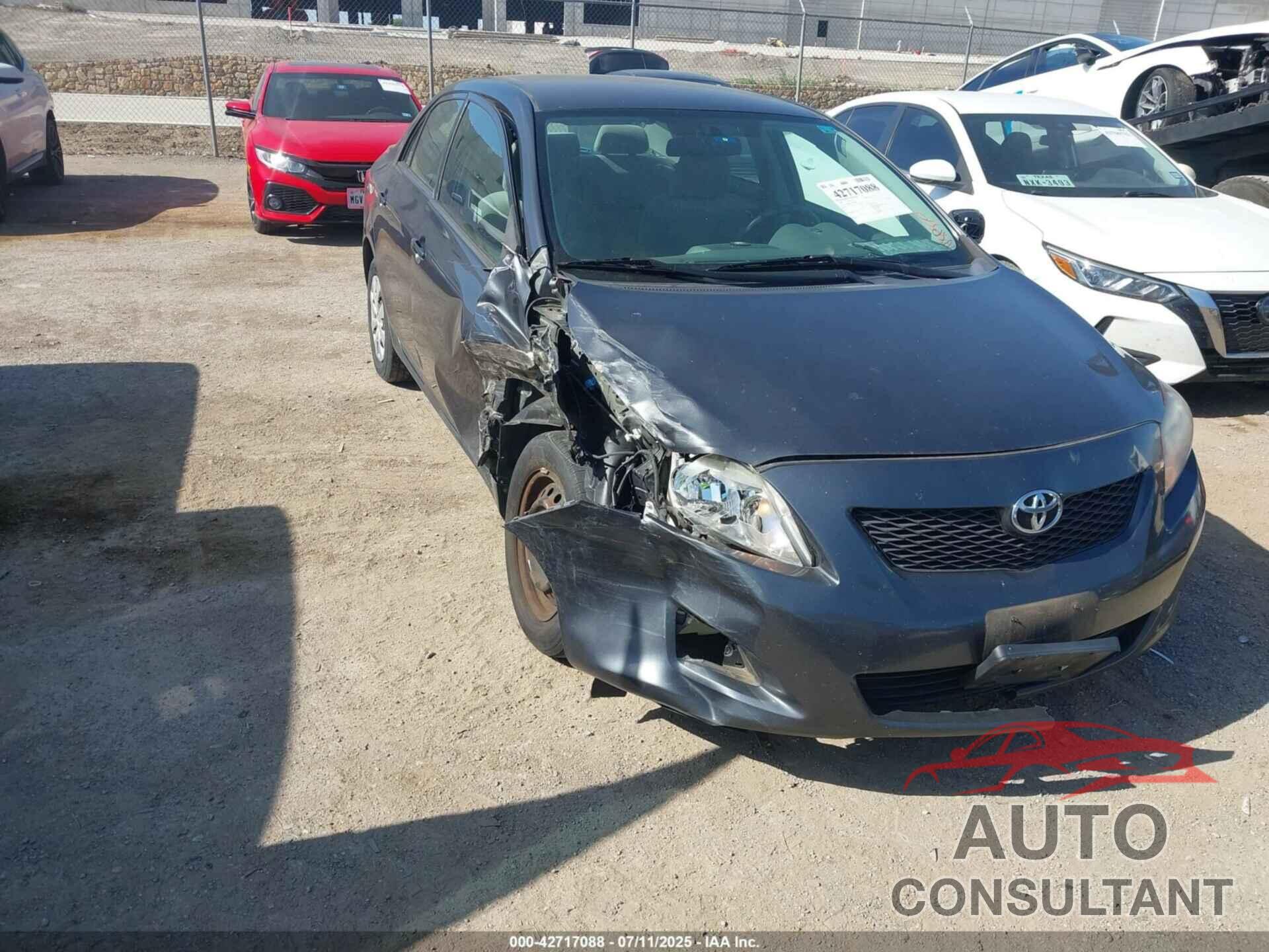 TOYOTA COROLLA 2009 - 2T1BU40E19C150802