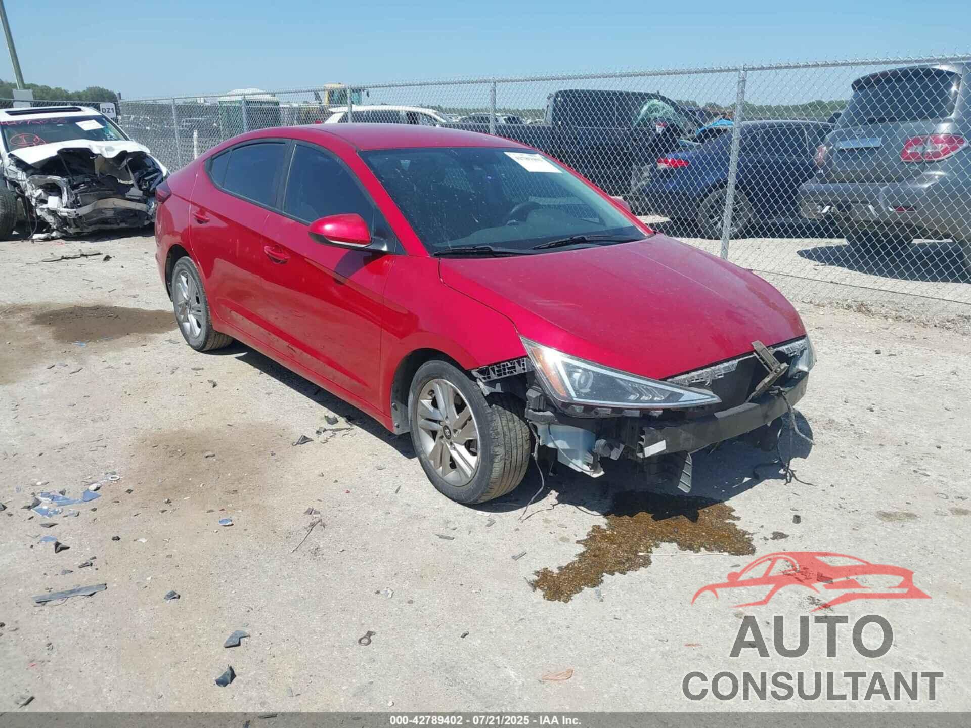 HYUNDAI ELANTRA 2020 - 5NPD84LF9LH513157