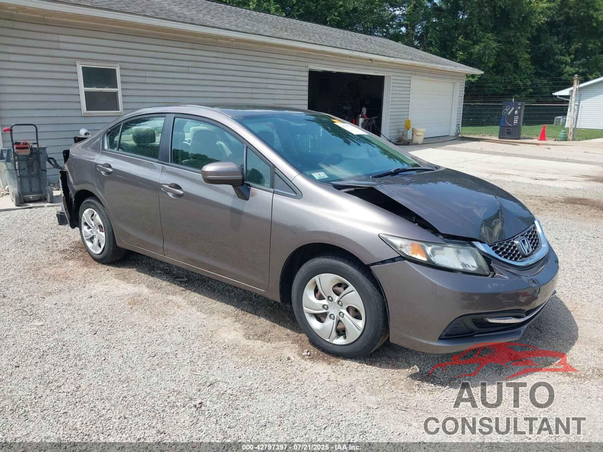 HONDA CIVIC 2014 - 19XFB2F54EE002805