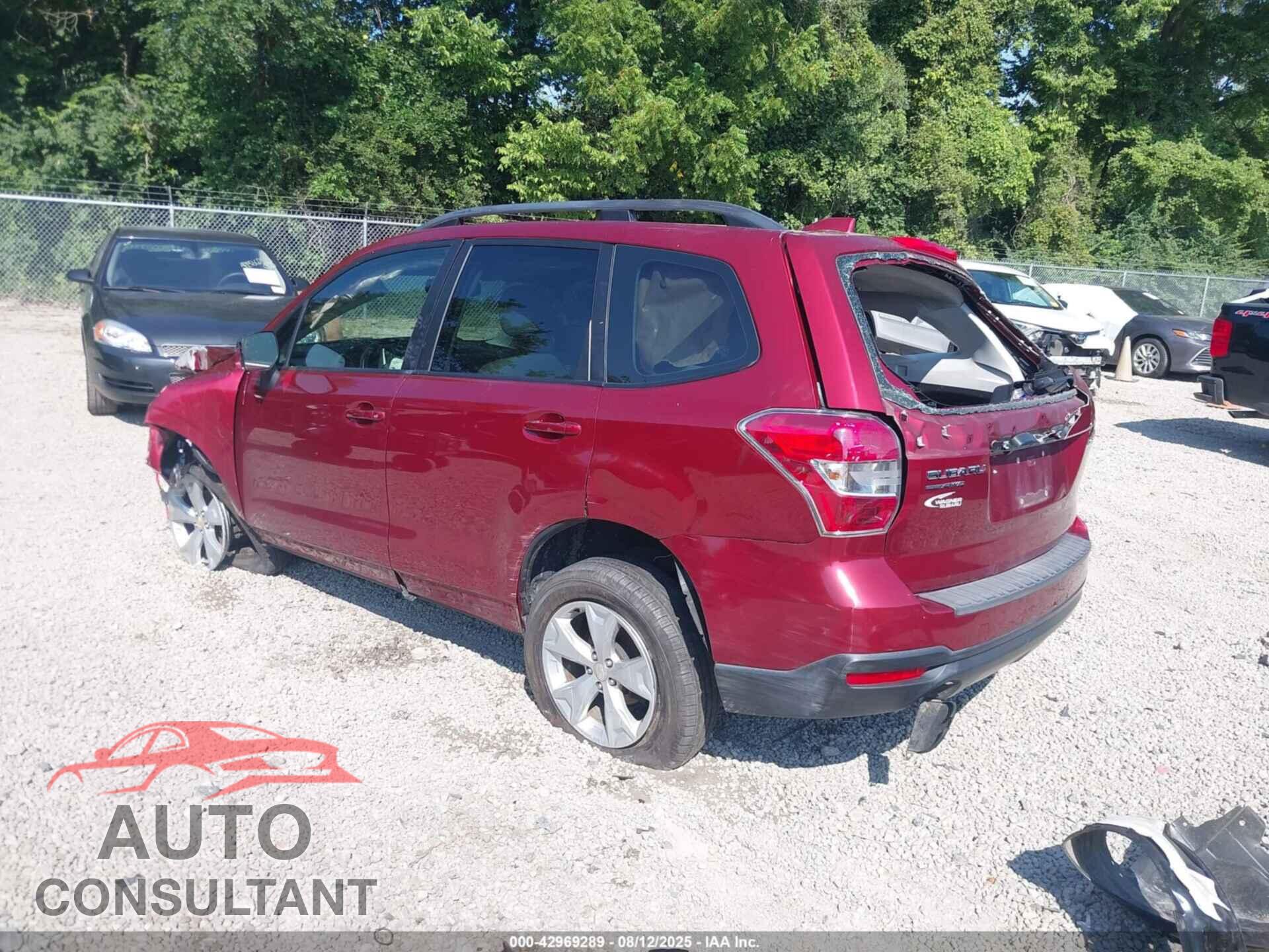 SUBARU FORESTER 2016 - JF2SJABC2GH506297