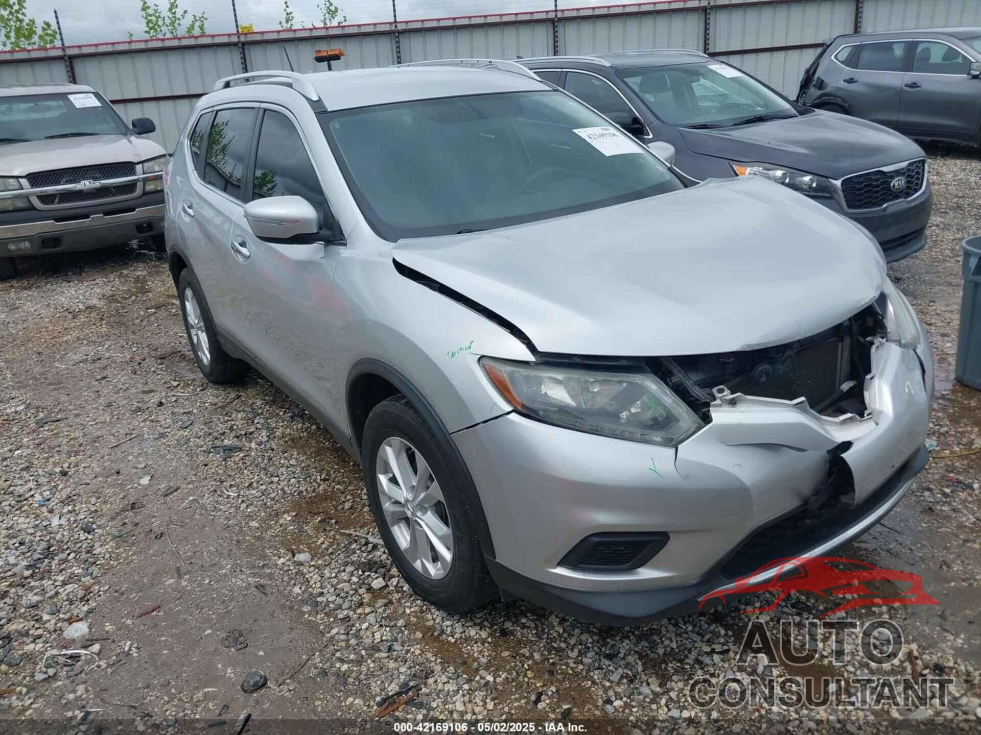 NISSAN ROGUE 2015 - KNMAT2MV9FP540198