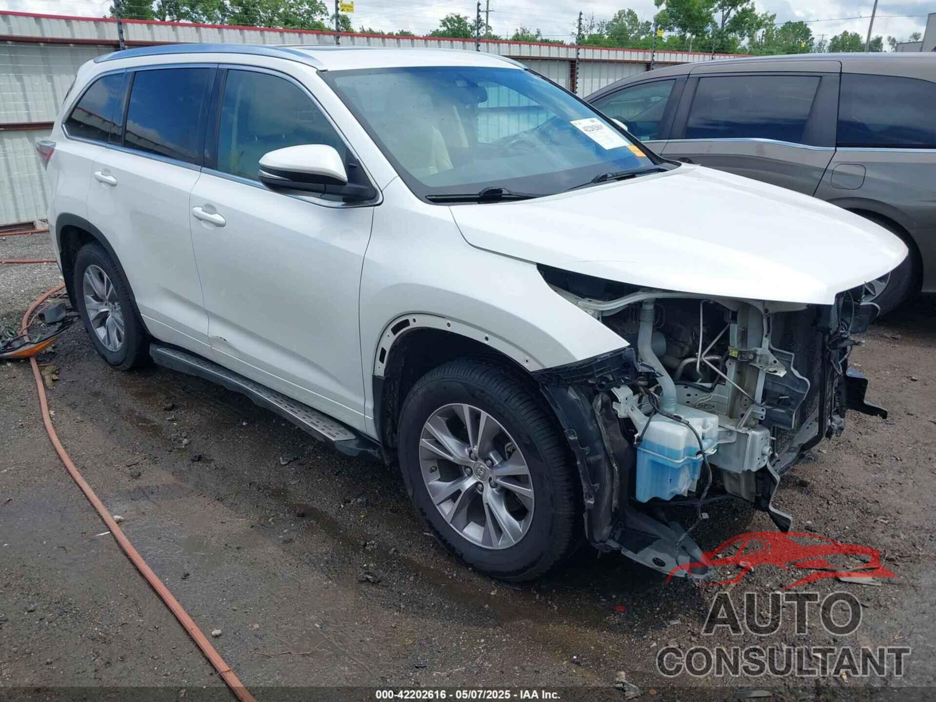 TOYOTA HIGHLANDER 2015 - 5TDKKRFHXFS072625