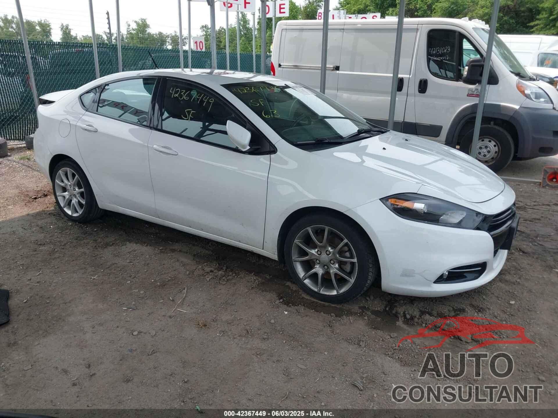 DODGE DART 2014 - 1C3CDFBB2ED909638
