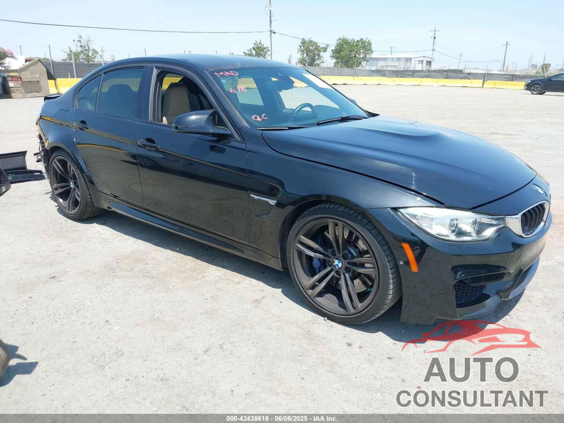 BMW M3 2015 - WBS3C9C59FP804029