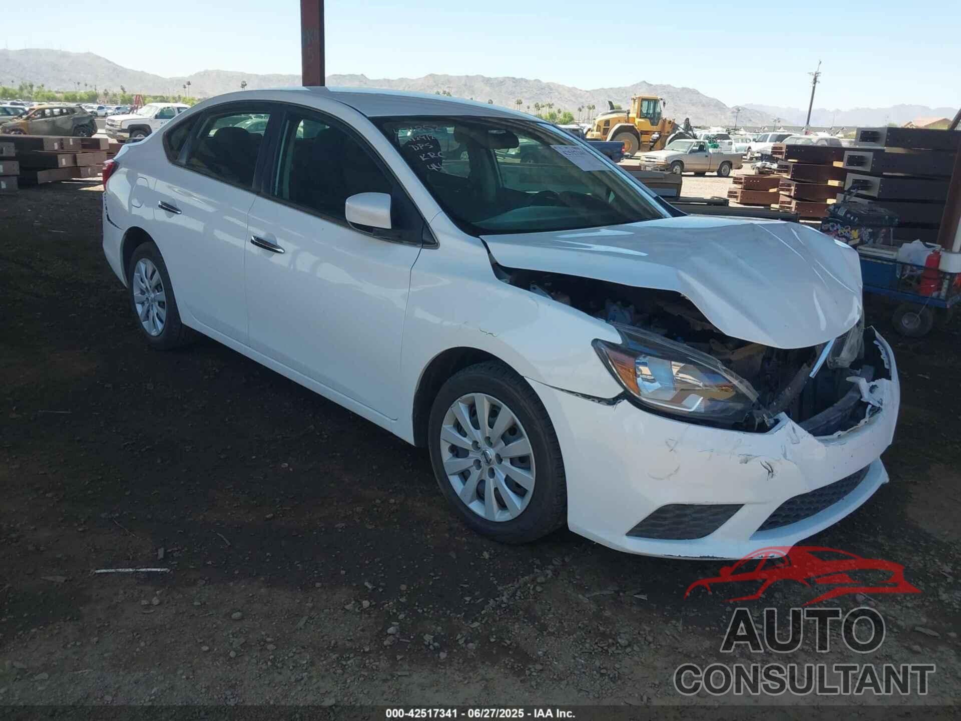 NISSAN SENTRA 2019 - 3N1AB7AP3KY231148