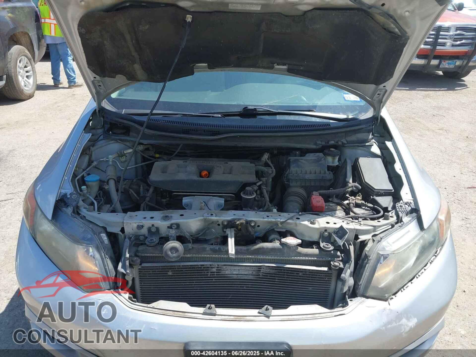 HONDA CIVIC 2012 - 2HGFB2F80CH329652