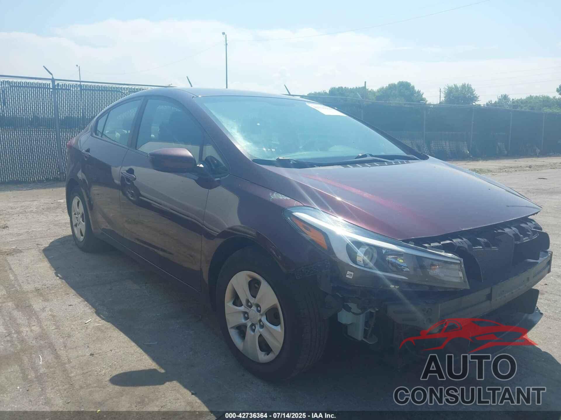 KIA FORTE 2017 - 3KPFK4A7XHE122441