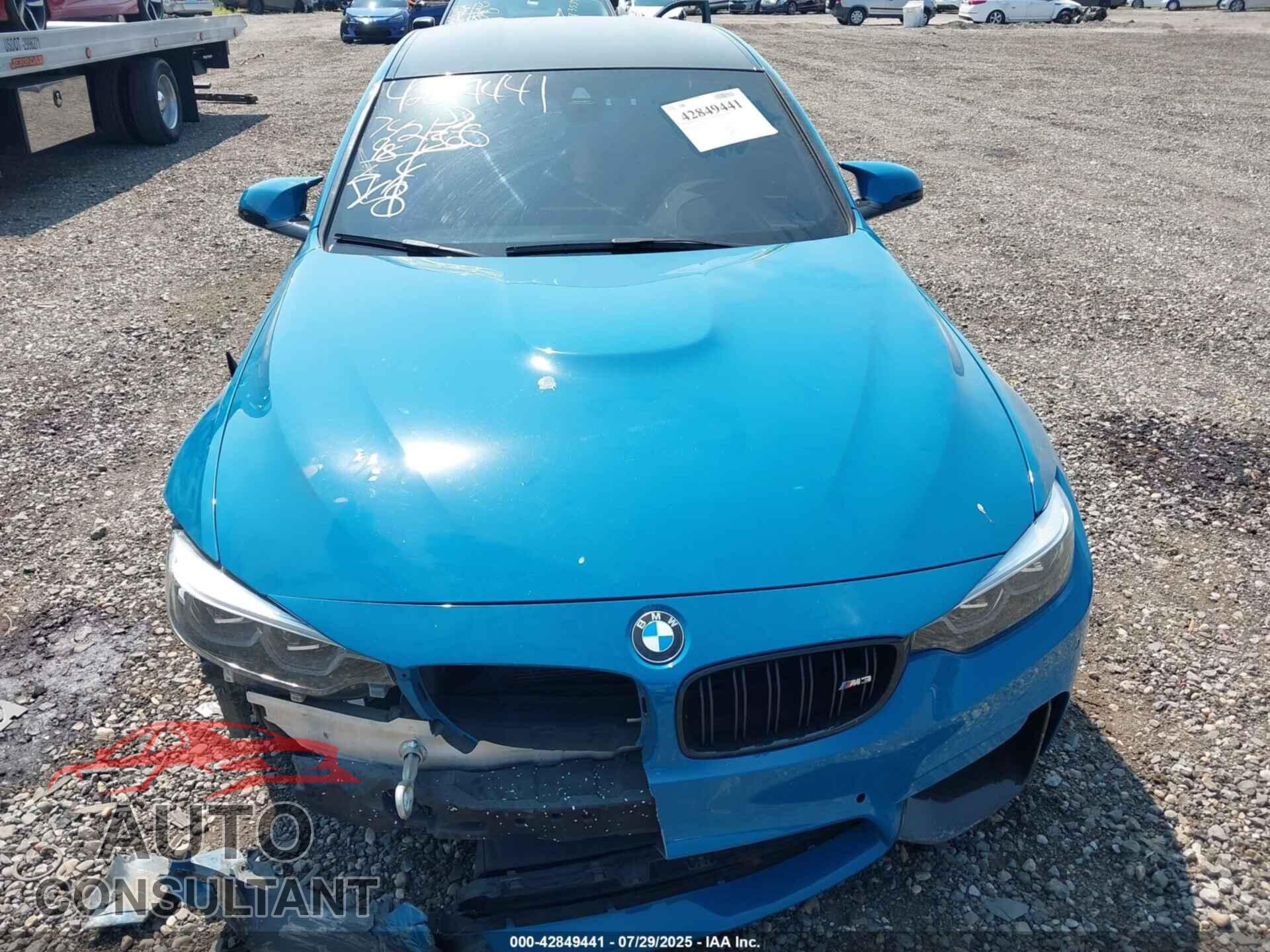 BMW M3 2018 - WBS8M9C55J5K99887
