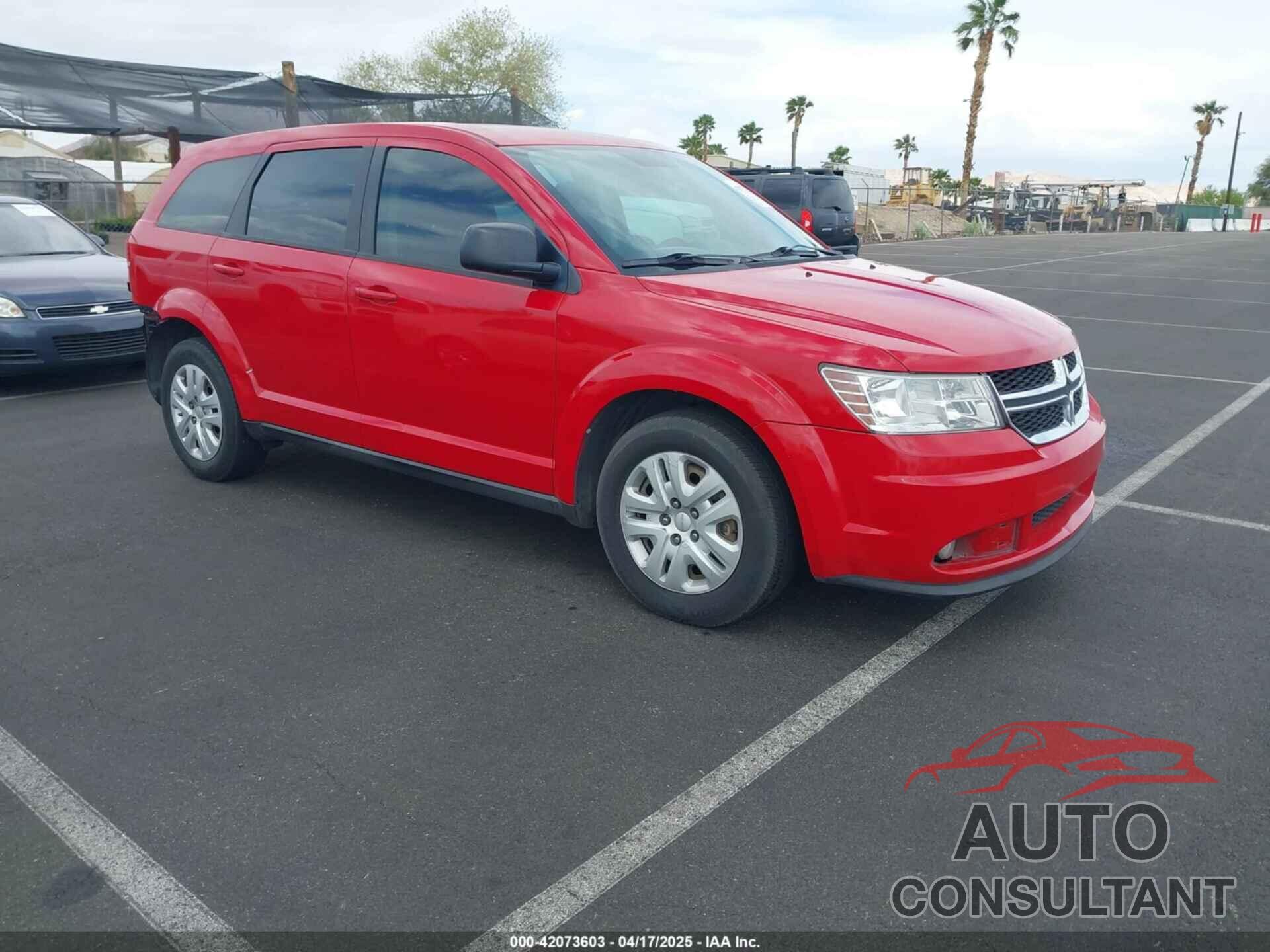DODGE JOURNEY 2013 - 3C4PDCAB7DT729478