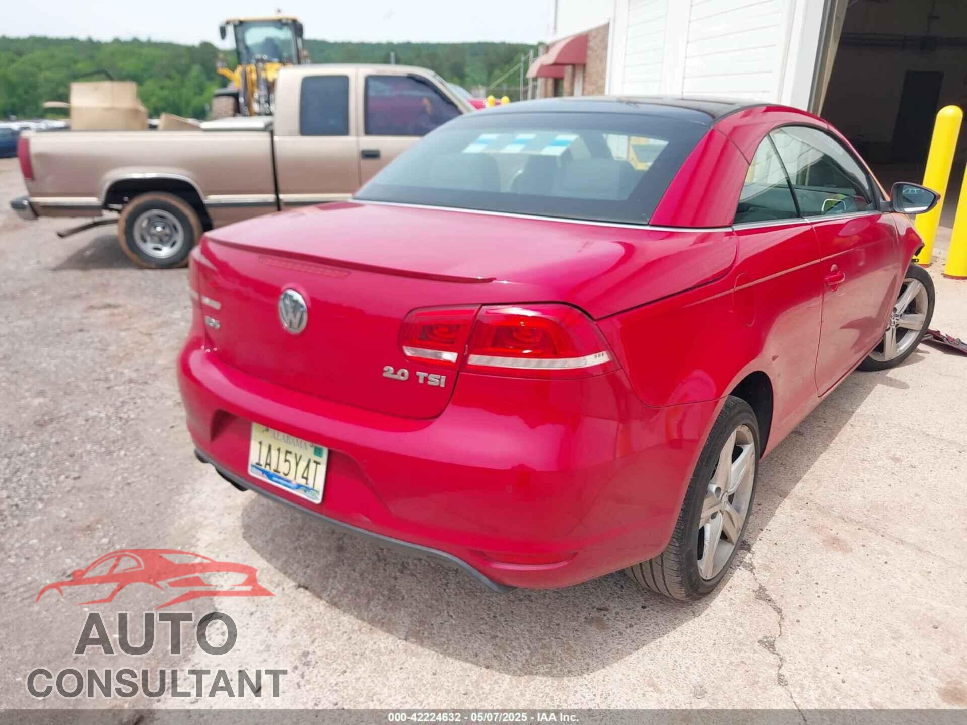 VOLKSWAGEN EOS 2012 - WVWFW7AH0CV002182
