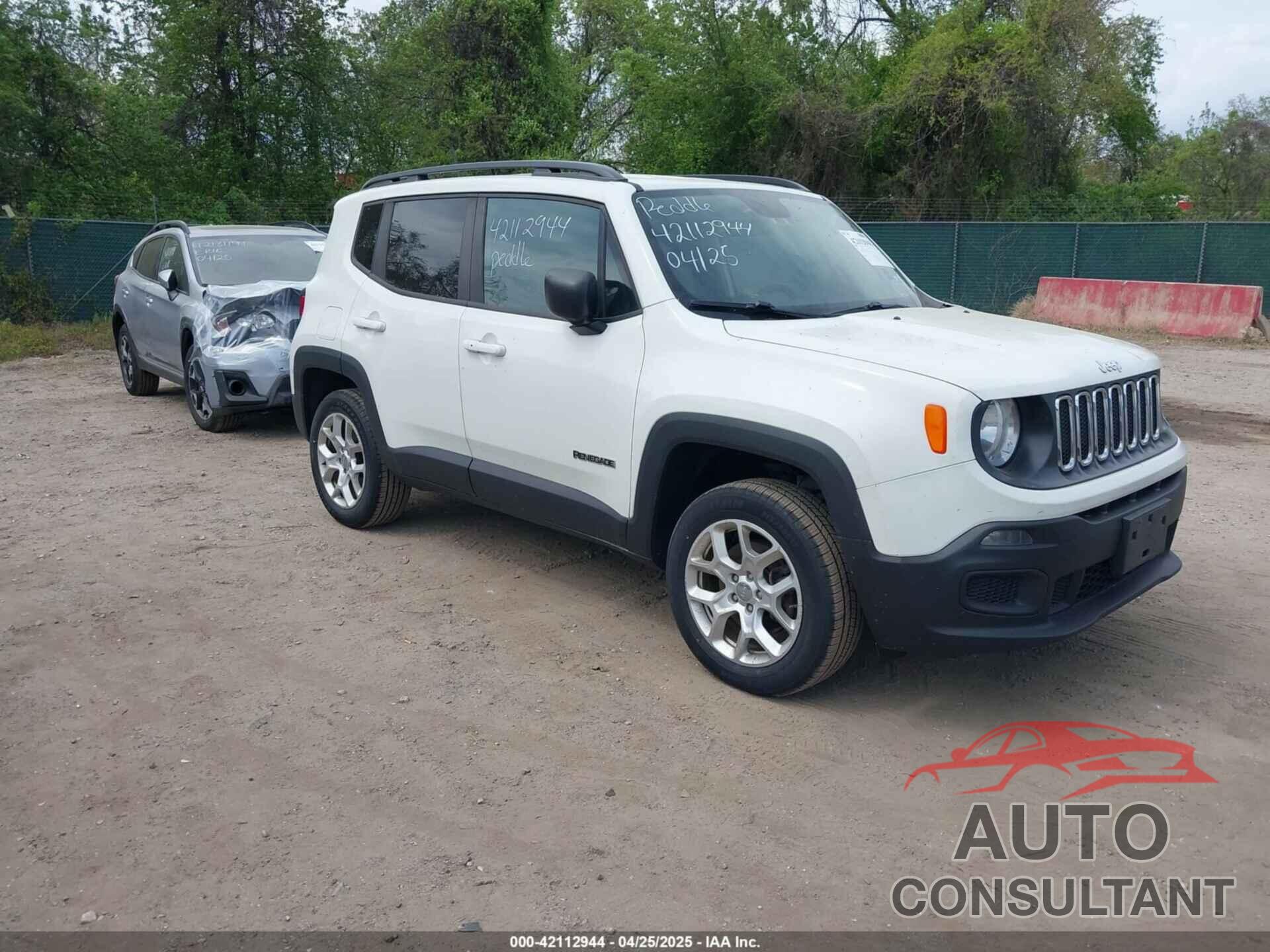 JEEP RENEGADE 2018 - ZACCJBABXJPJ38577