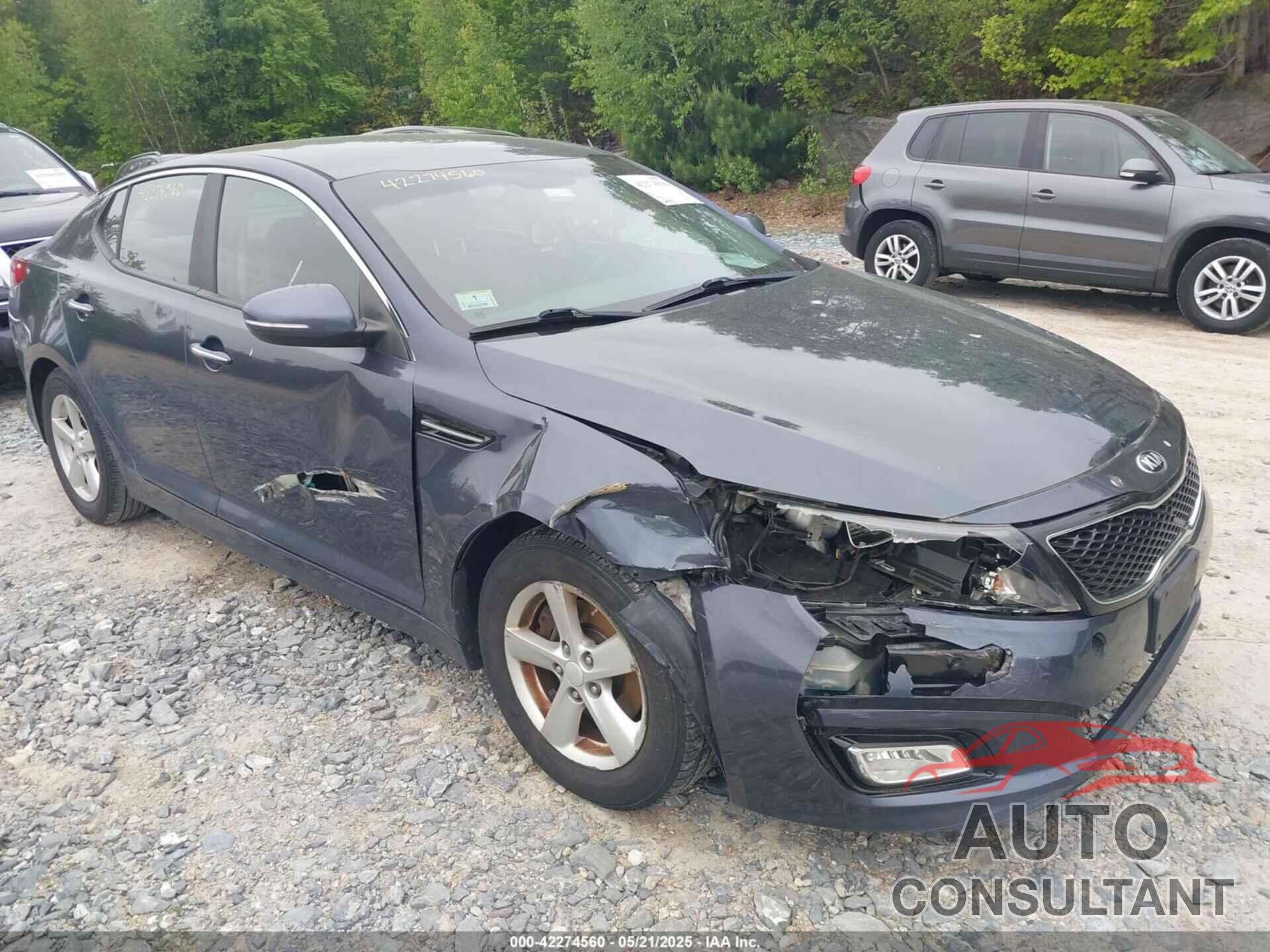 KIA OPTIMA 2015 - KNAGM4A79F5600546