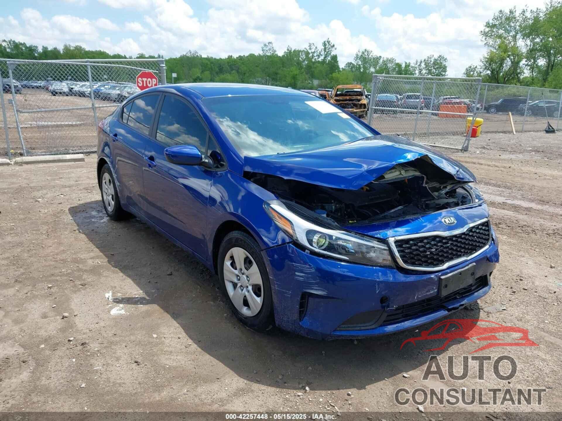 KIA FORTE 2017 - 3KPFL4A72HE106179