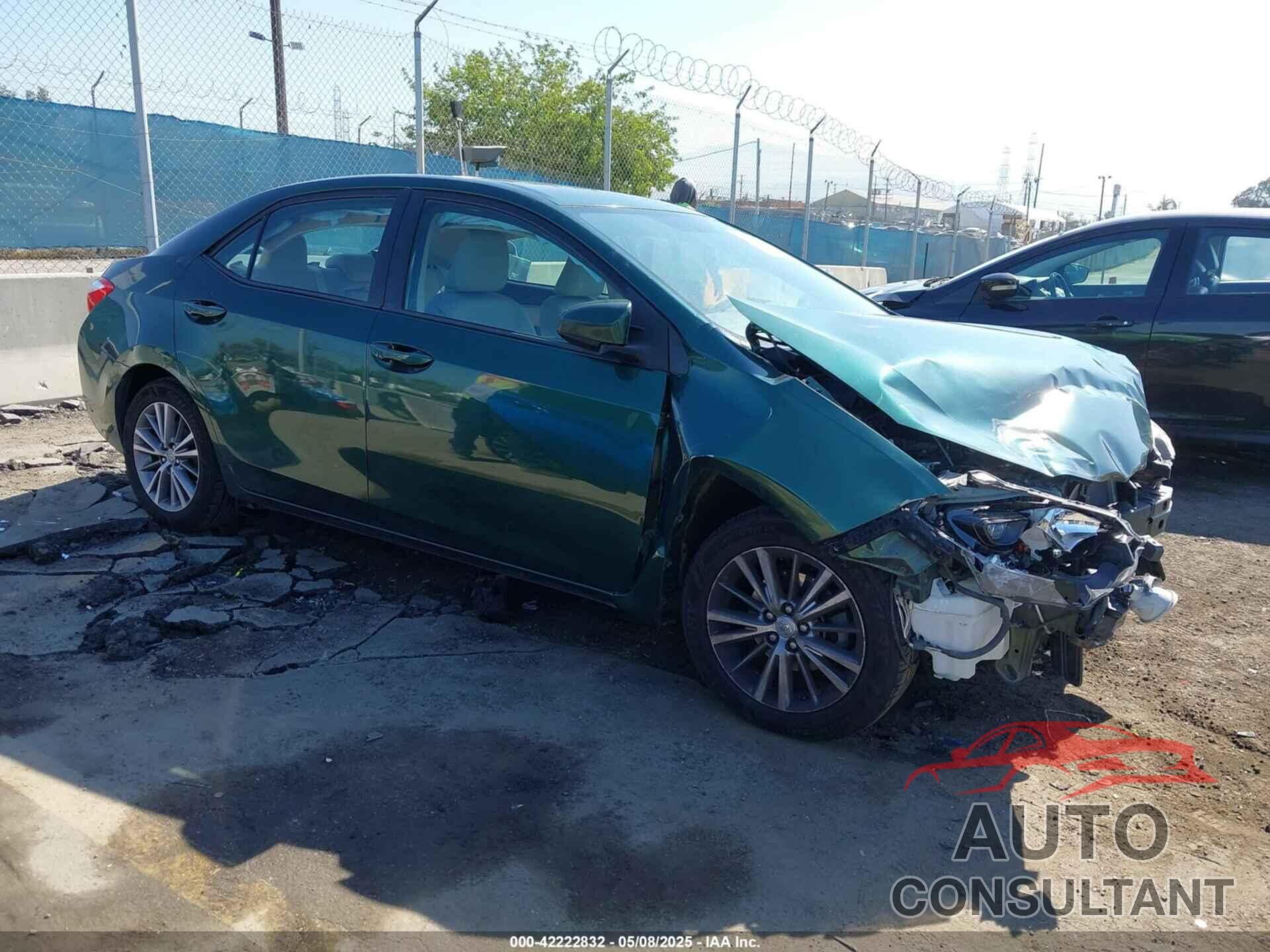 TOYOTA COROLLA 2015 - 5YFBURHE7FP186040