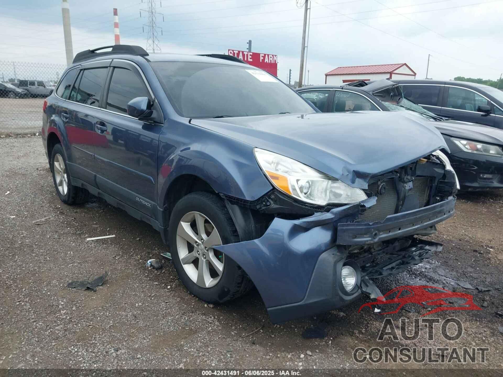 SUBARU OUTBACK 2014 - 4S4BRCLCXE3306114