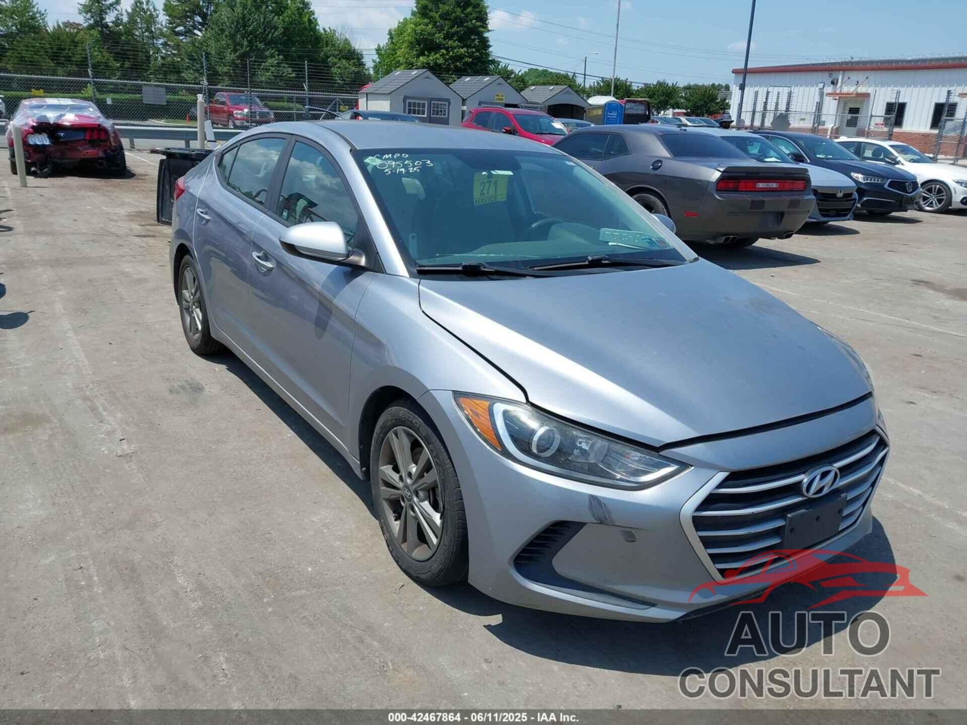 HYUNDAI ELANTRA 2017 - 5NPD84LF4HH095503