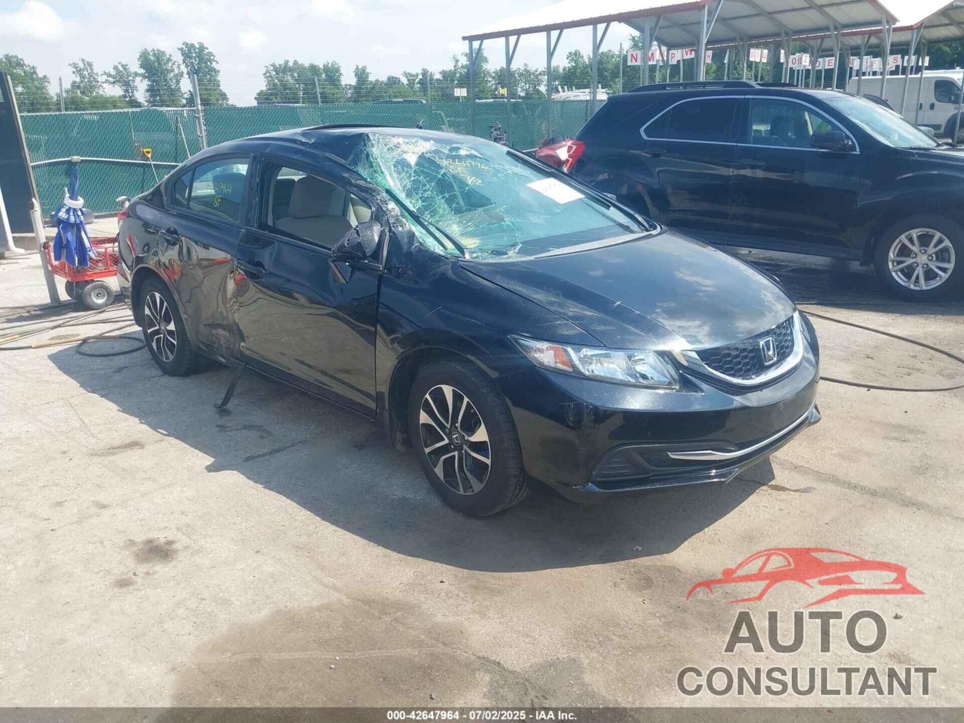 HONDA CIVIC 2013 - 19XFB2F88DE053488