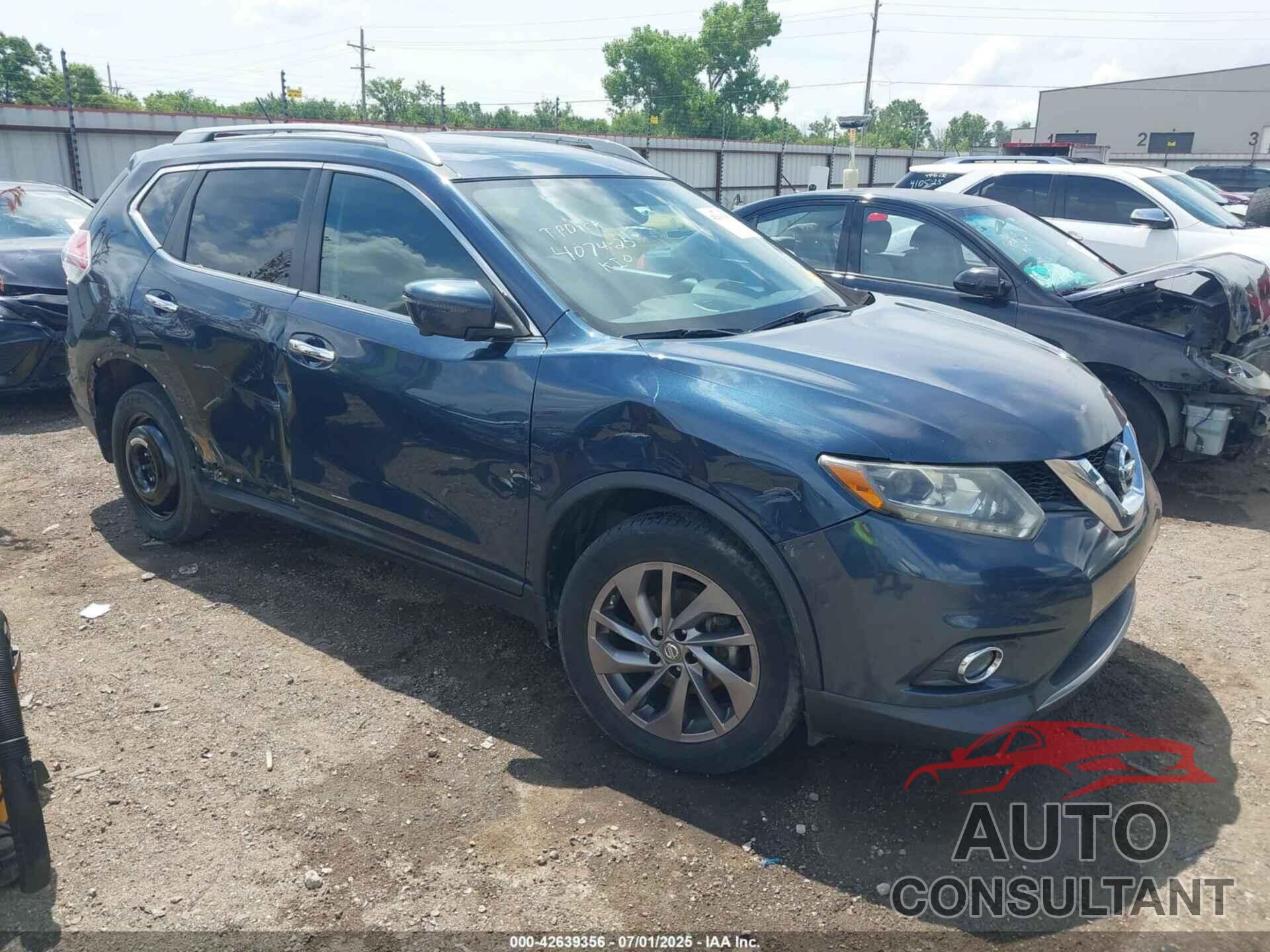 NISSAN ROGUE 2016 - 5N1AT2MV8GC733687