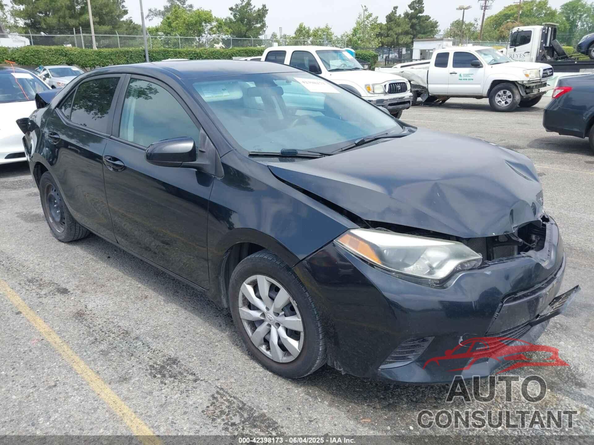 TOYOTA COROLLA 2016 - 5YFBURHE3GP459993