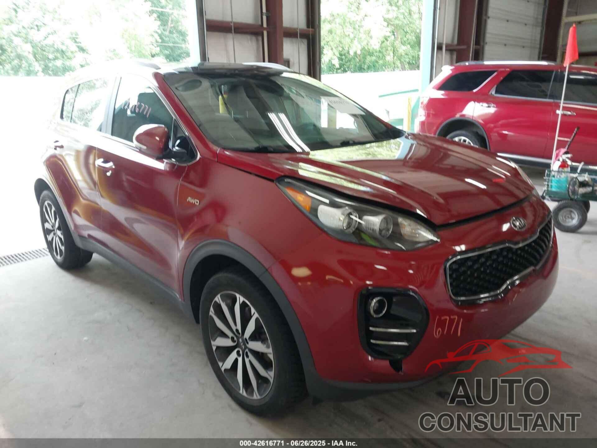 KIA SPORTAGE 2017 - KNDPNCAC6H7270282