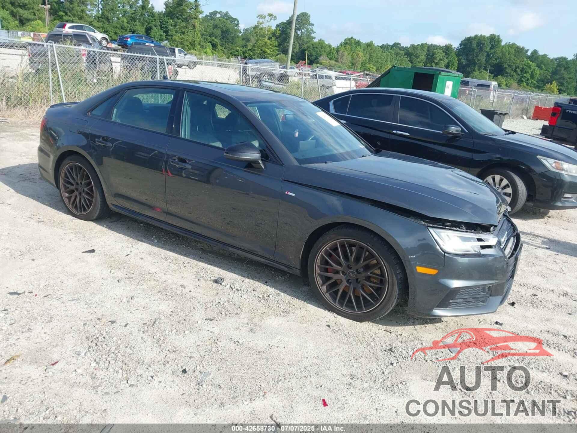 AUDI A4 2018 - WAUENAF43JN005931