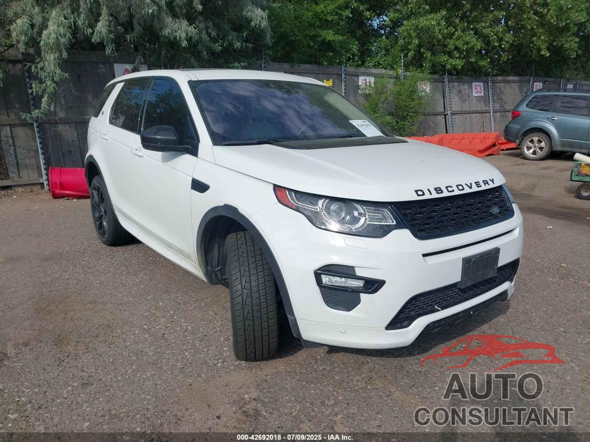 LAND ROVER DISCOVERY SPORT 2017 - SALCT2BG7HH707600