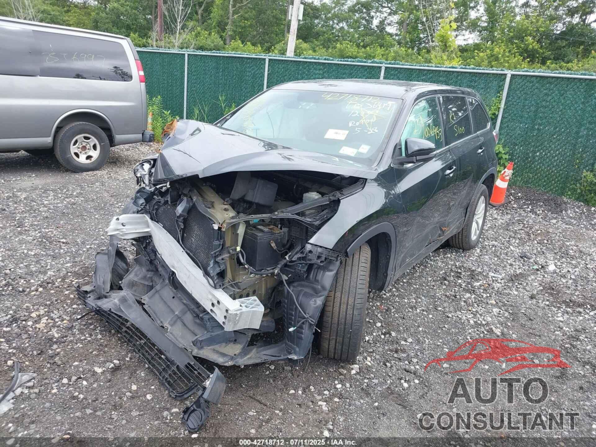 TOYOTA HIGHLANDER 2015 - 5TDZARFH2FS016065