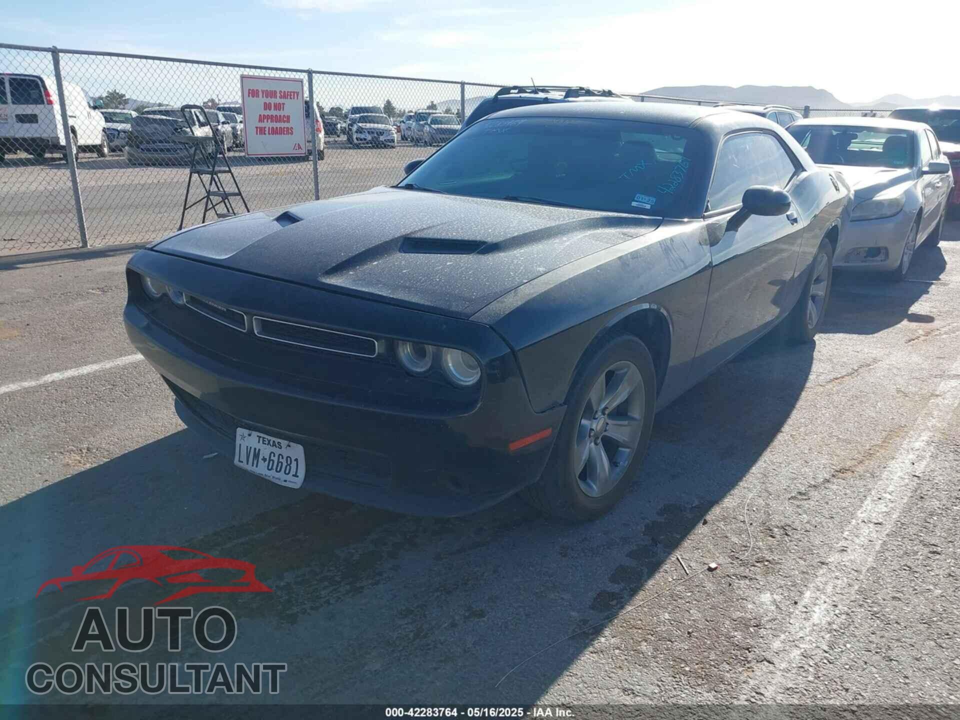 DODGE CHALLENGER 2016 - 2C3CDZAG8GH279029