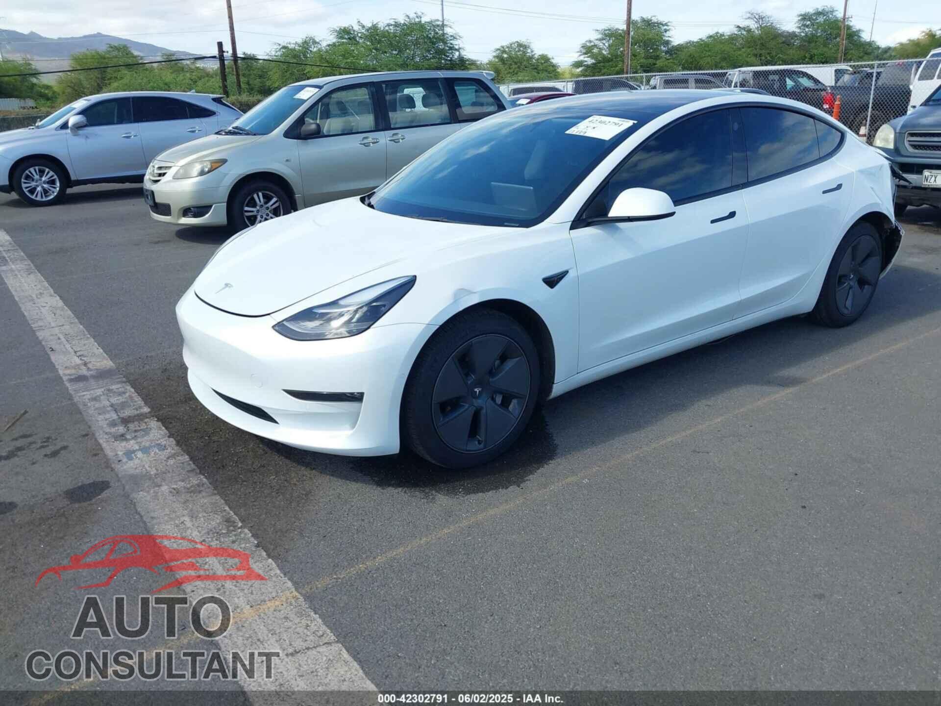 TESLA MODEL 3 2022 - 5YJ3E1EB8NF232479