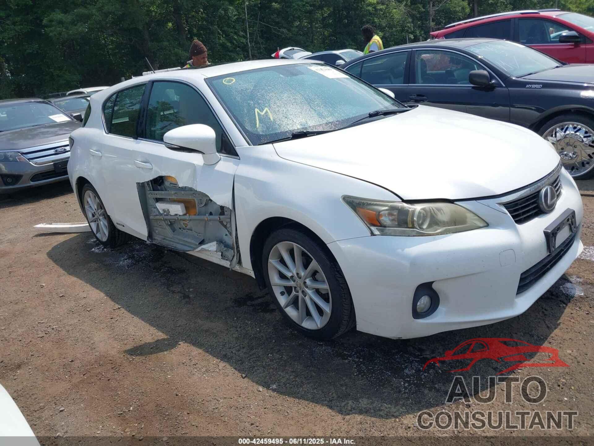 LEXUS CT 200H 2012 - JTHKD5BH9C2054336