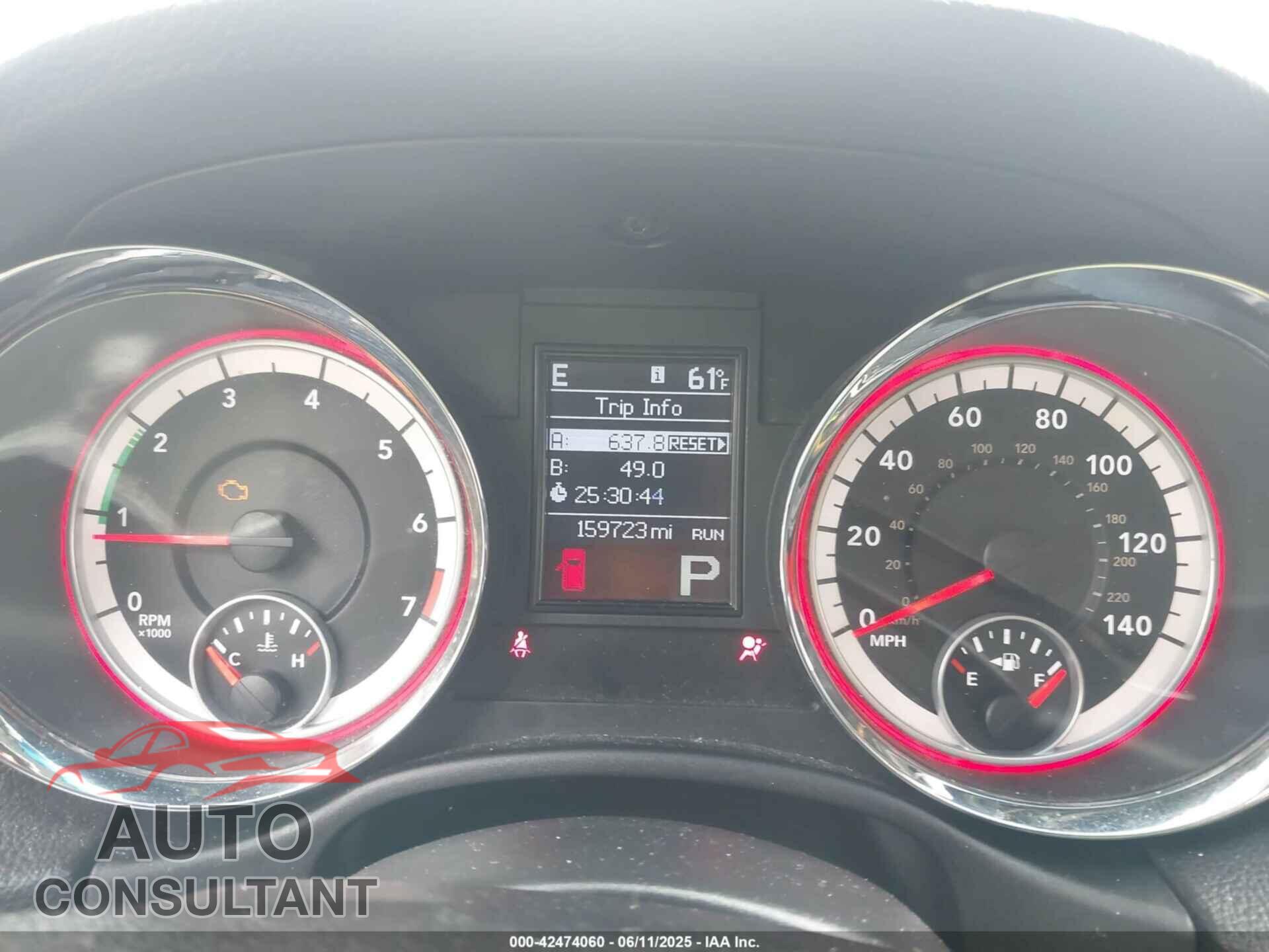DODGE DURANGO 2013 - 1C4RDJAG5DC697022
